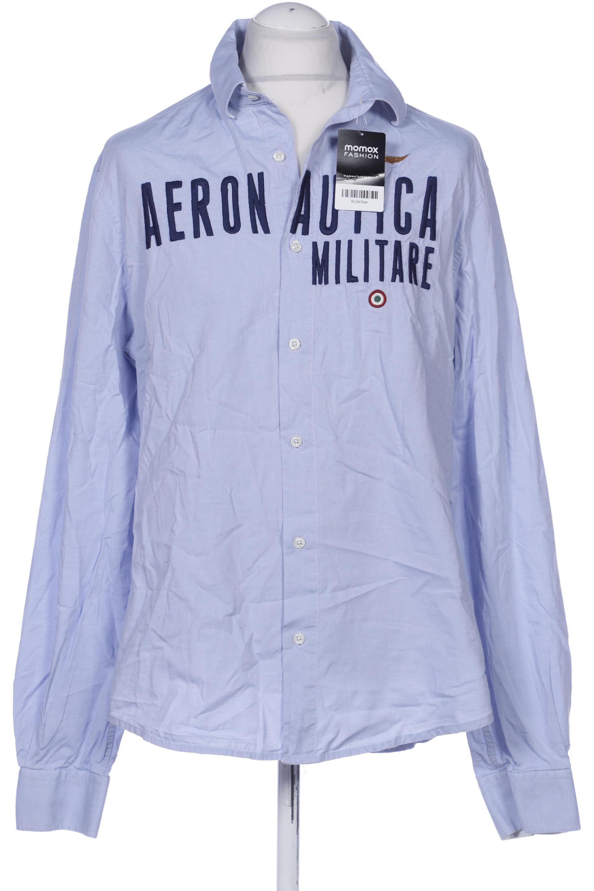 

Aeronautica Militare Herren Hemd, blau, Gr. 54