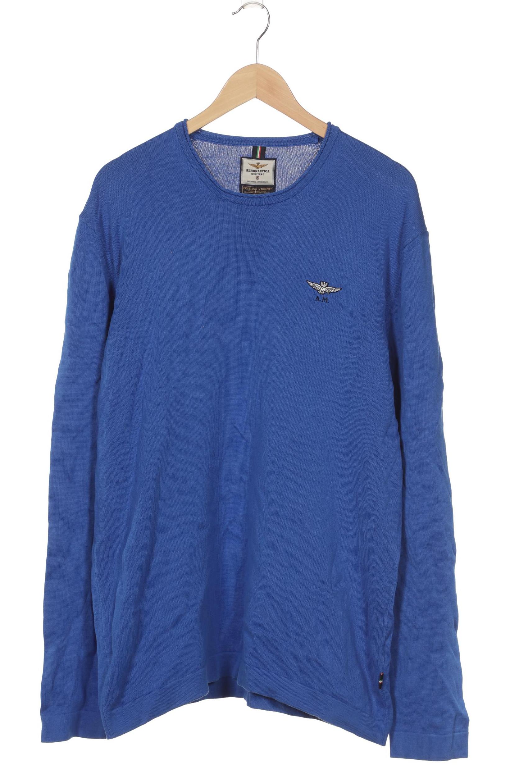 

Aeronautica Militare Herren Pullover, blau, Gr. 58