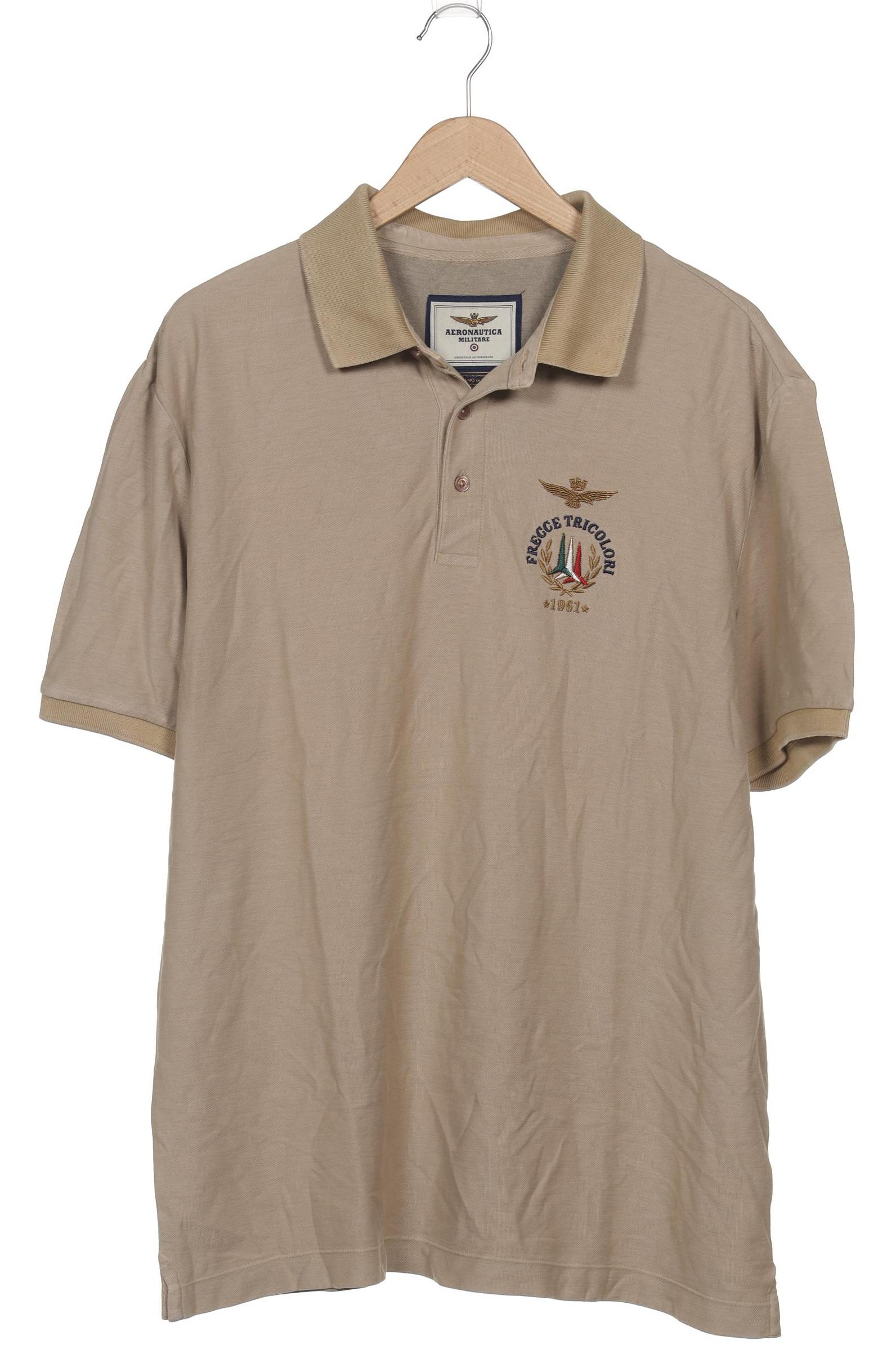 

Aeronautica Militare Herren Poloshirt, beige, Gr. 58