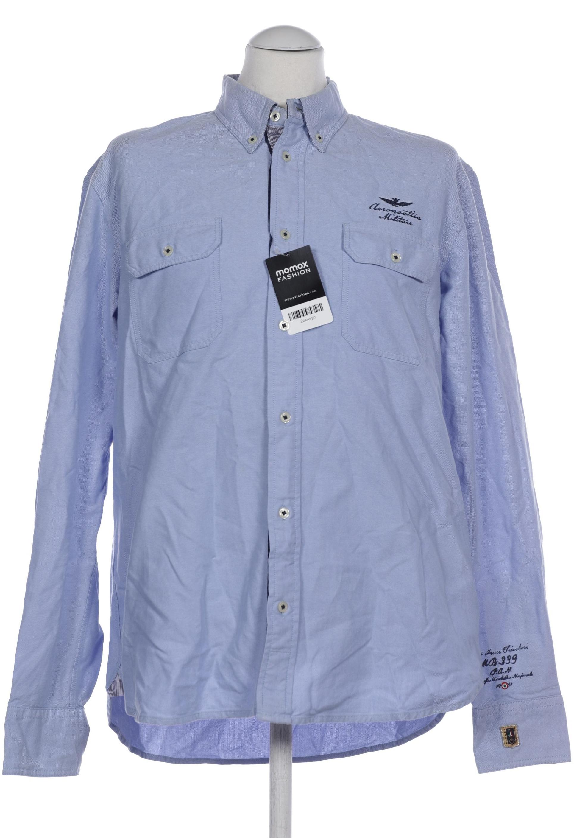 

Aeronautica Militare Herren Hemd, blau, Gr. 54