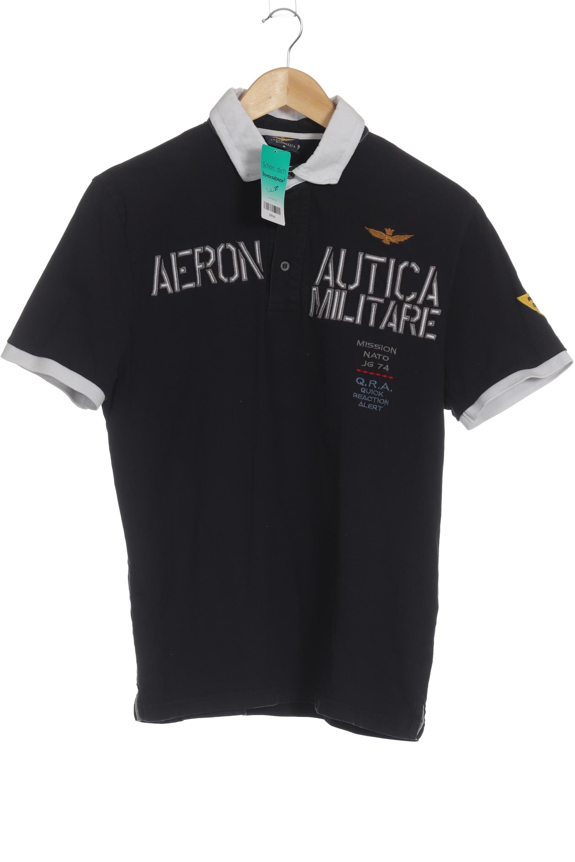 

Aeronautica Militare Herren Poloshirt, blau, Gr. 48