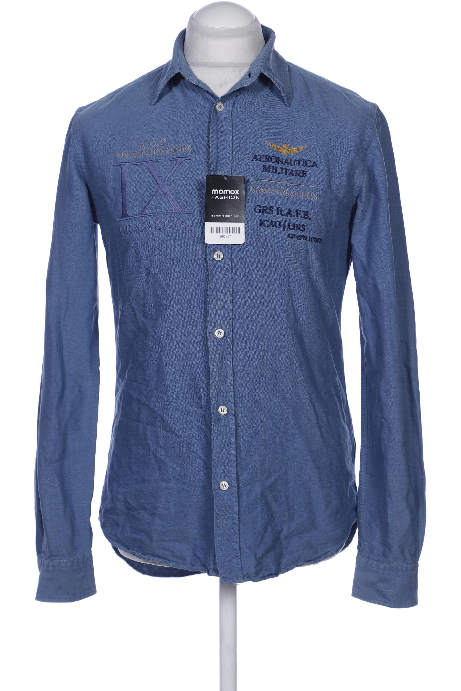 

Aeronautica Militare Herren Hemd, blau, Gr. 46