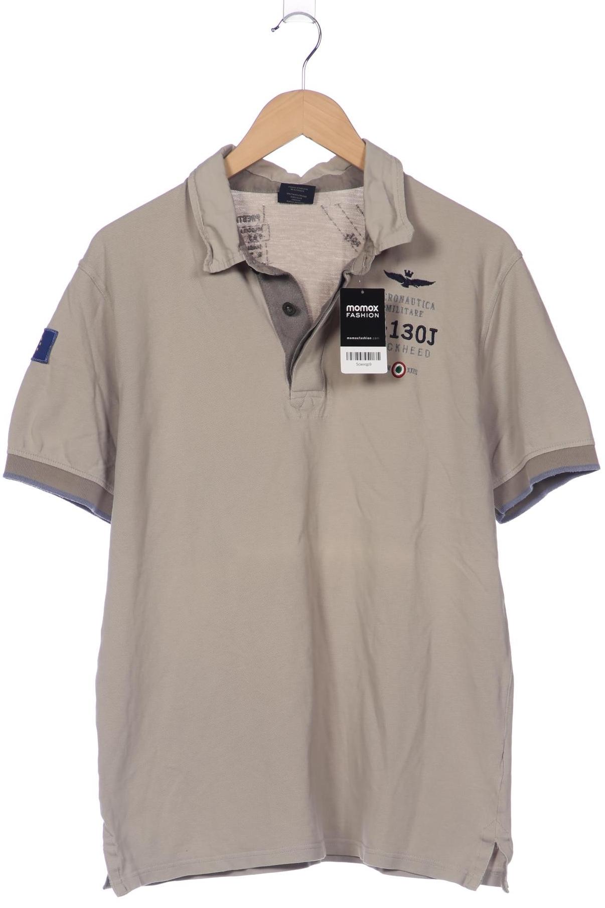 

Aeronautica Militare Herren Poloshirt, beige, Gr. 54