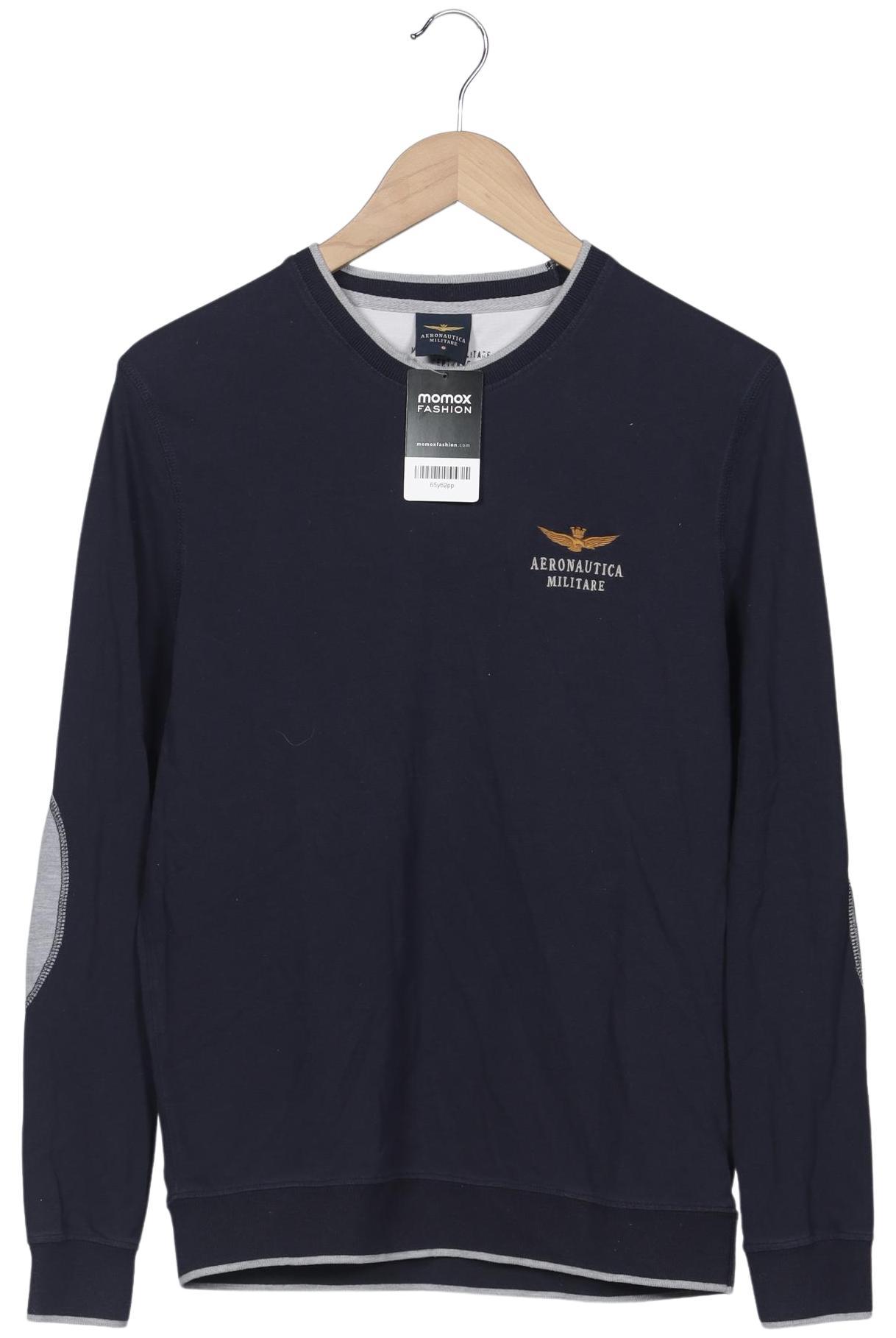 

Aeronautica Militare Herren Langarmshirt, marineblau, Gr. 52
