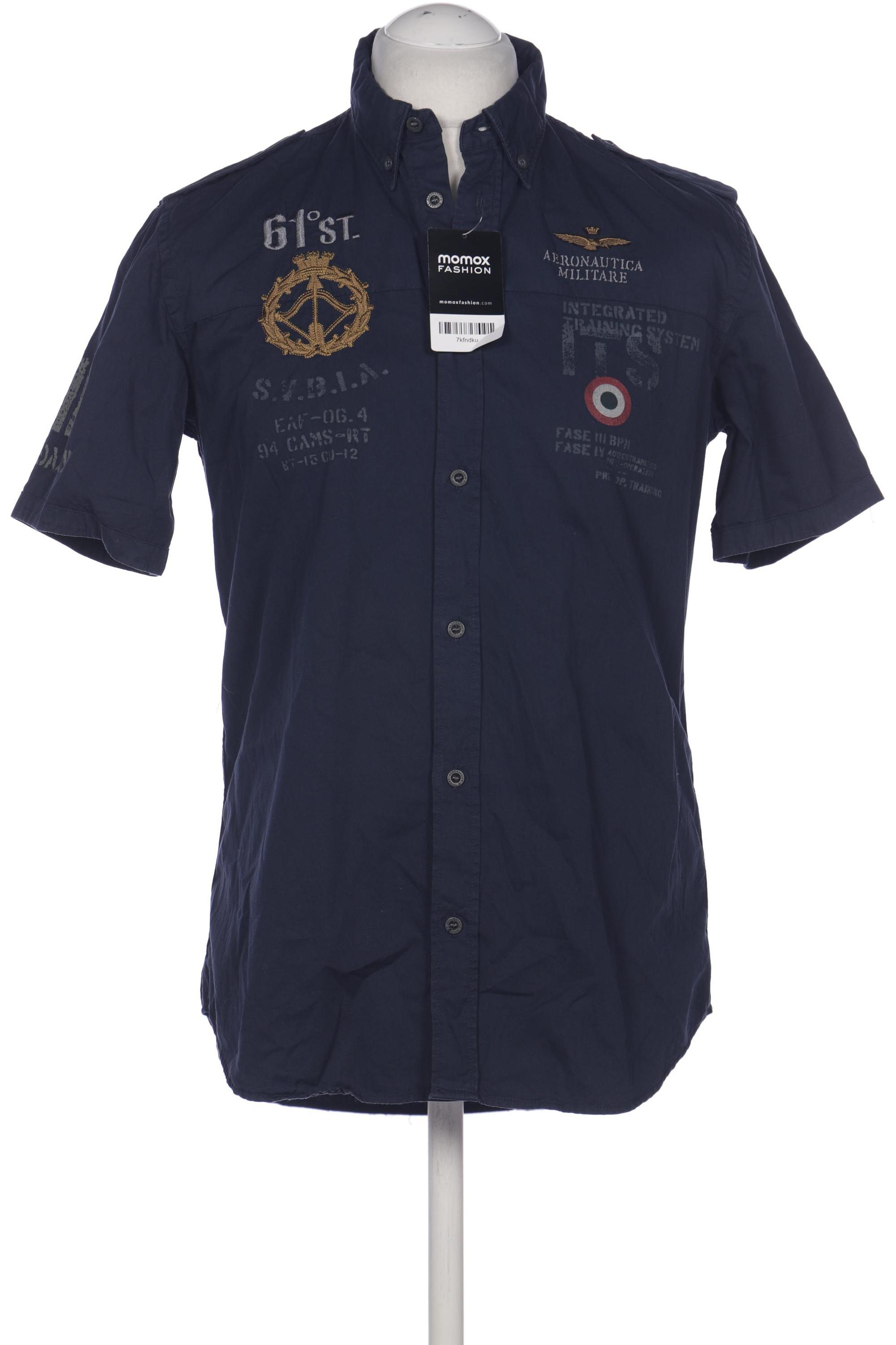 

Aeronautica Militare Herren Hemd, marineblau, Gr. 52