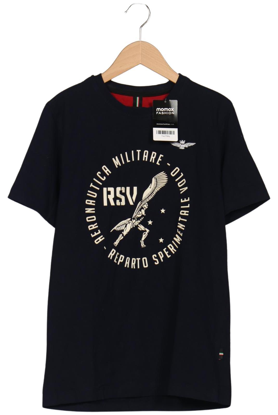 

Aeronautica Militare Herren T-Shirt, marineblau, Gr. 46