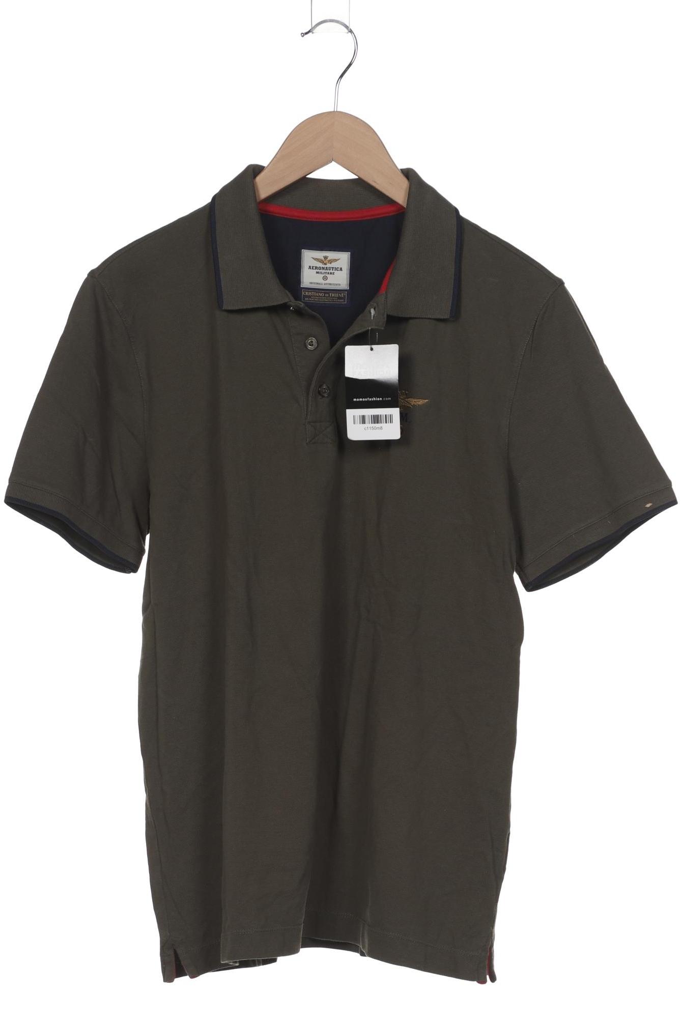 

Aeronautica Militare Herren Poloshirt, grün, Gr. 54