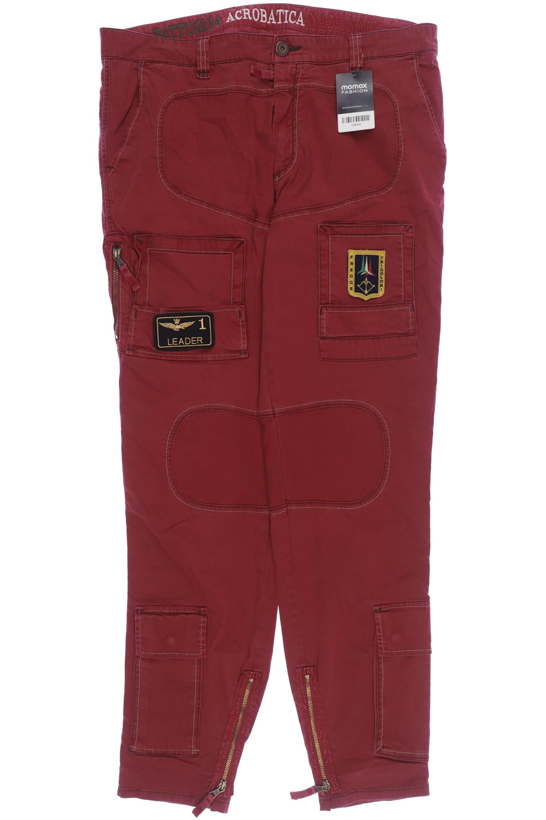 

Aeronautica Militare Herren Stoffhose, rot, Gr. 52