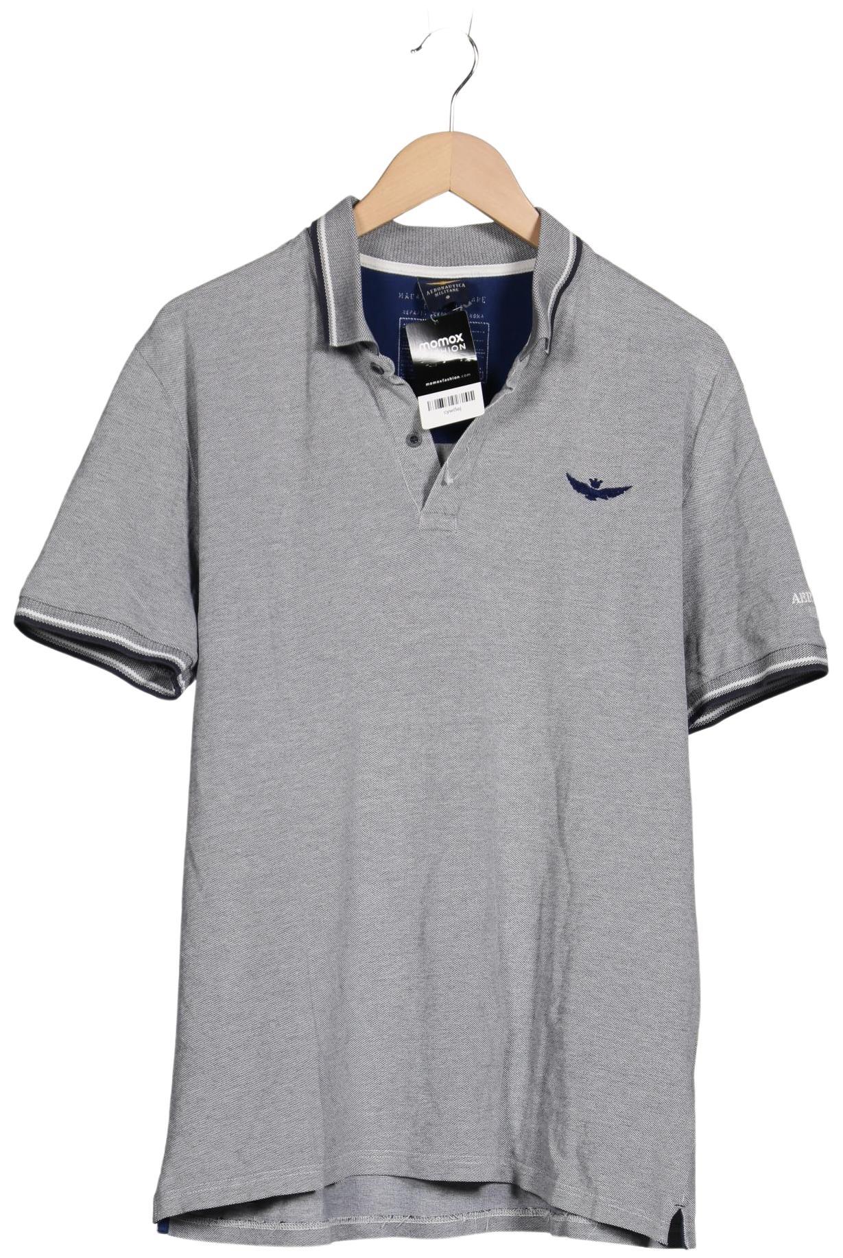 

Aeronautica Militare Herren Poloshirt, grau, Gr. 56