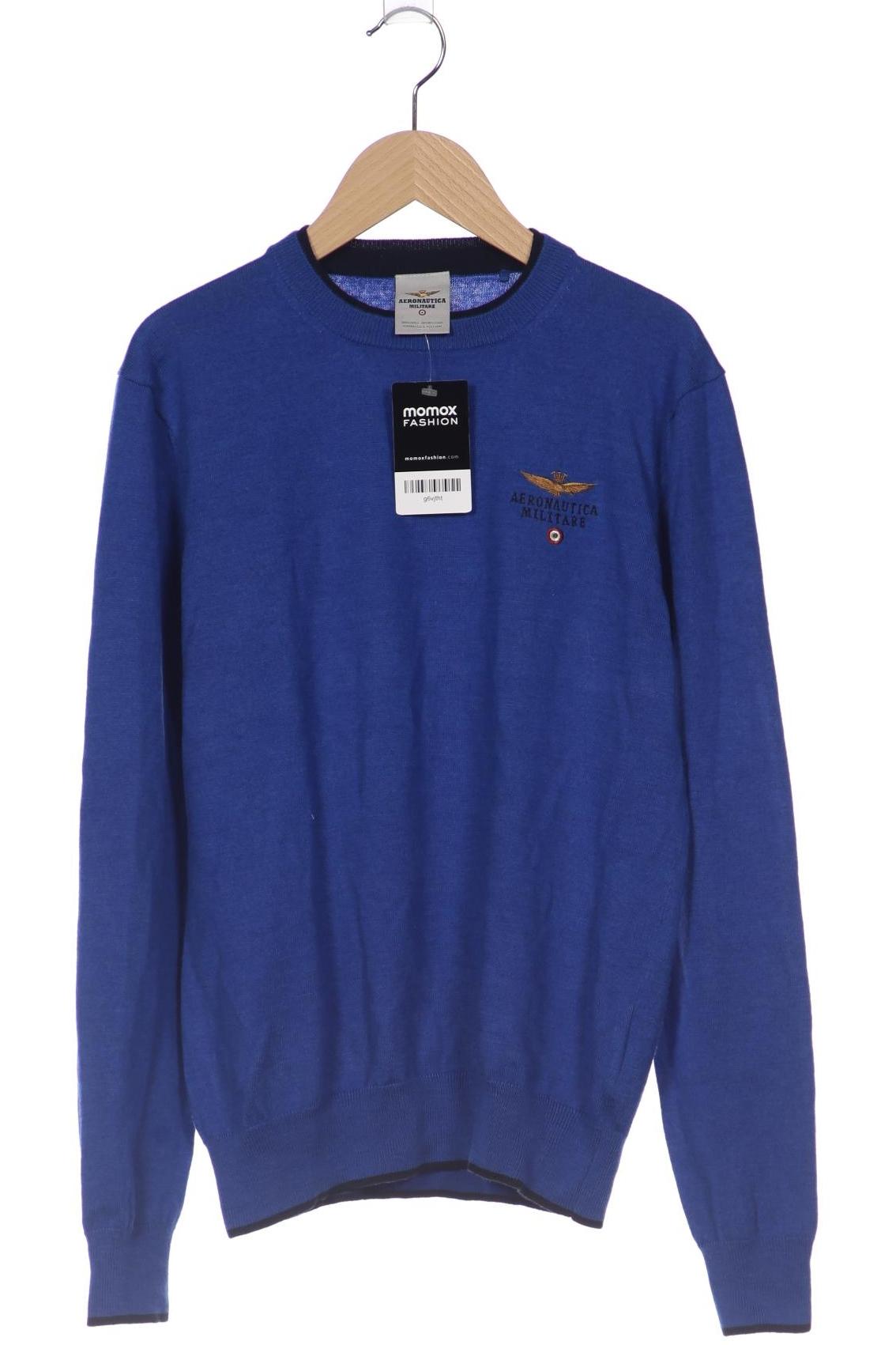 

Aeronautica Militare Herren Pullover, blau, Gr. 48
