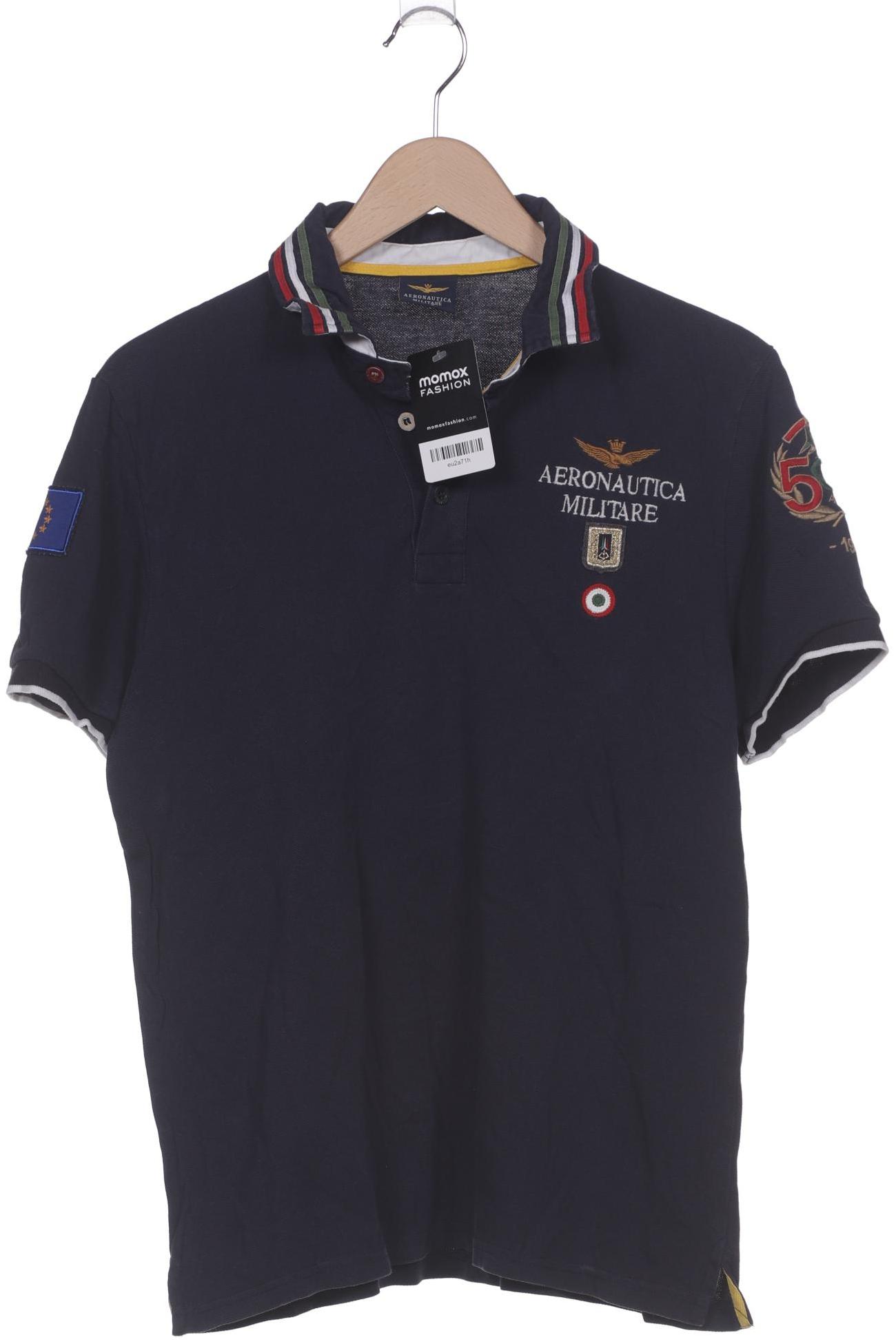 

Aeronautica Militare Herren Poloshirt, marineblau, Gr. 52