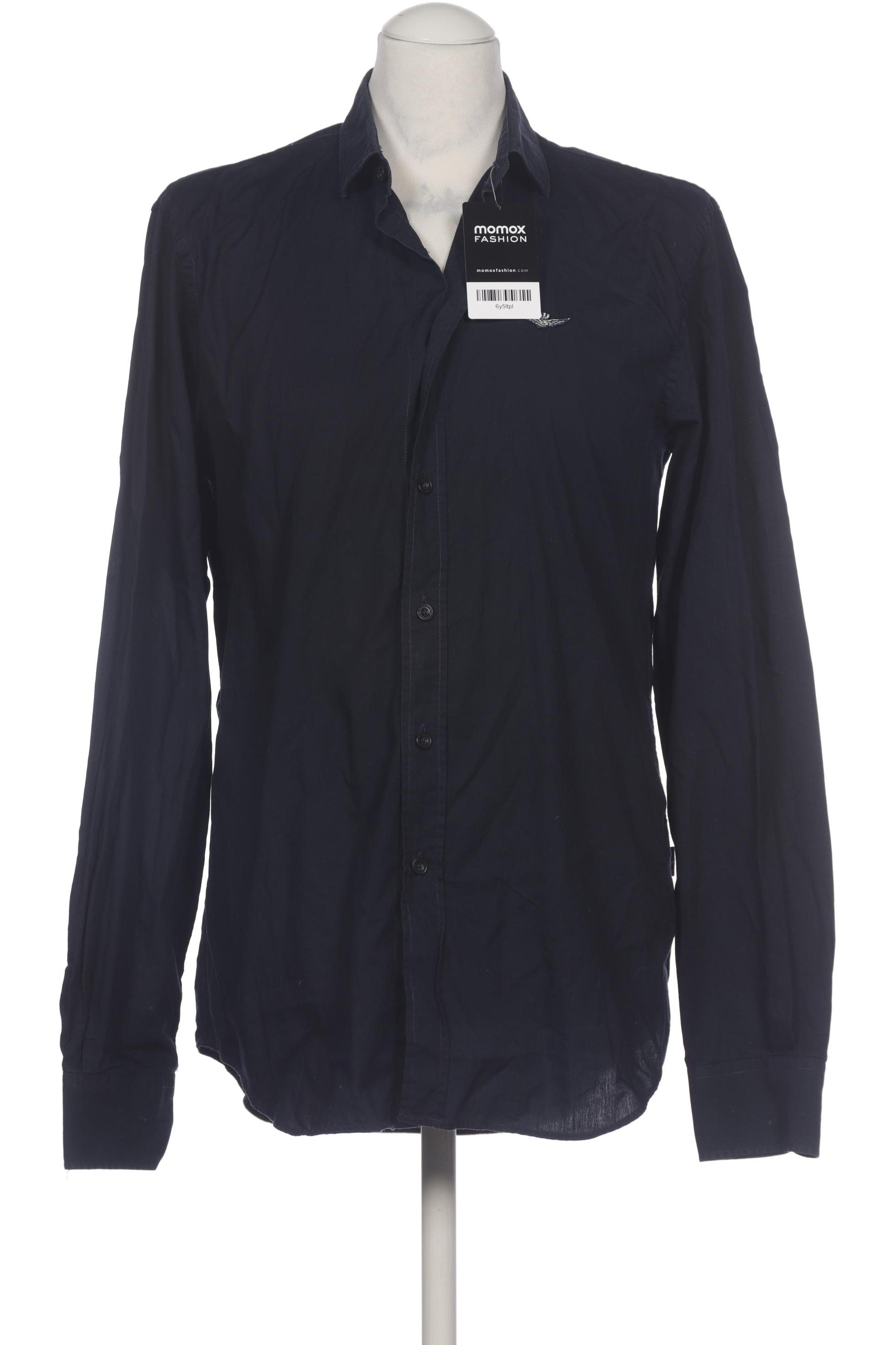 Thumbnail - Aeronautica Militare Herren Hemd, marineblau, Gr. 52