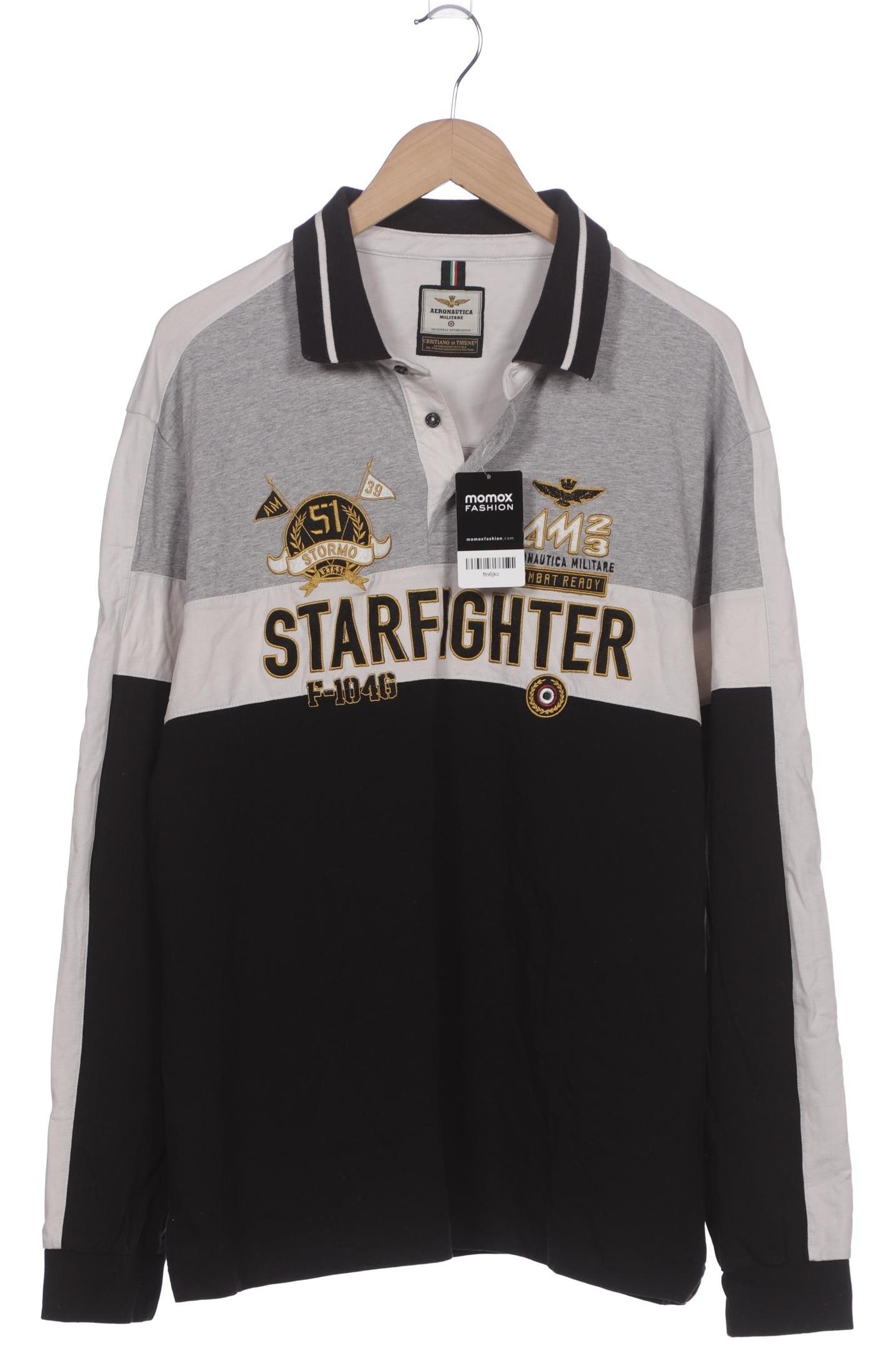 

Aeronautica Militare Herren Poloshirt, schwarz, Gr. 58