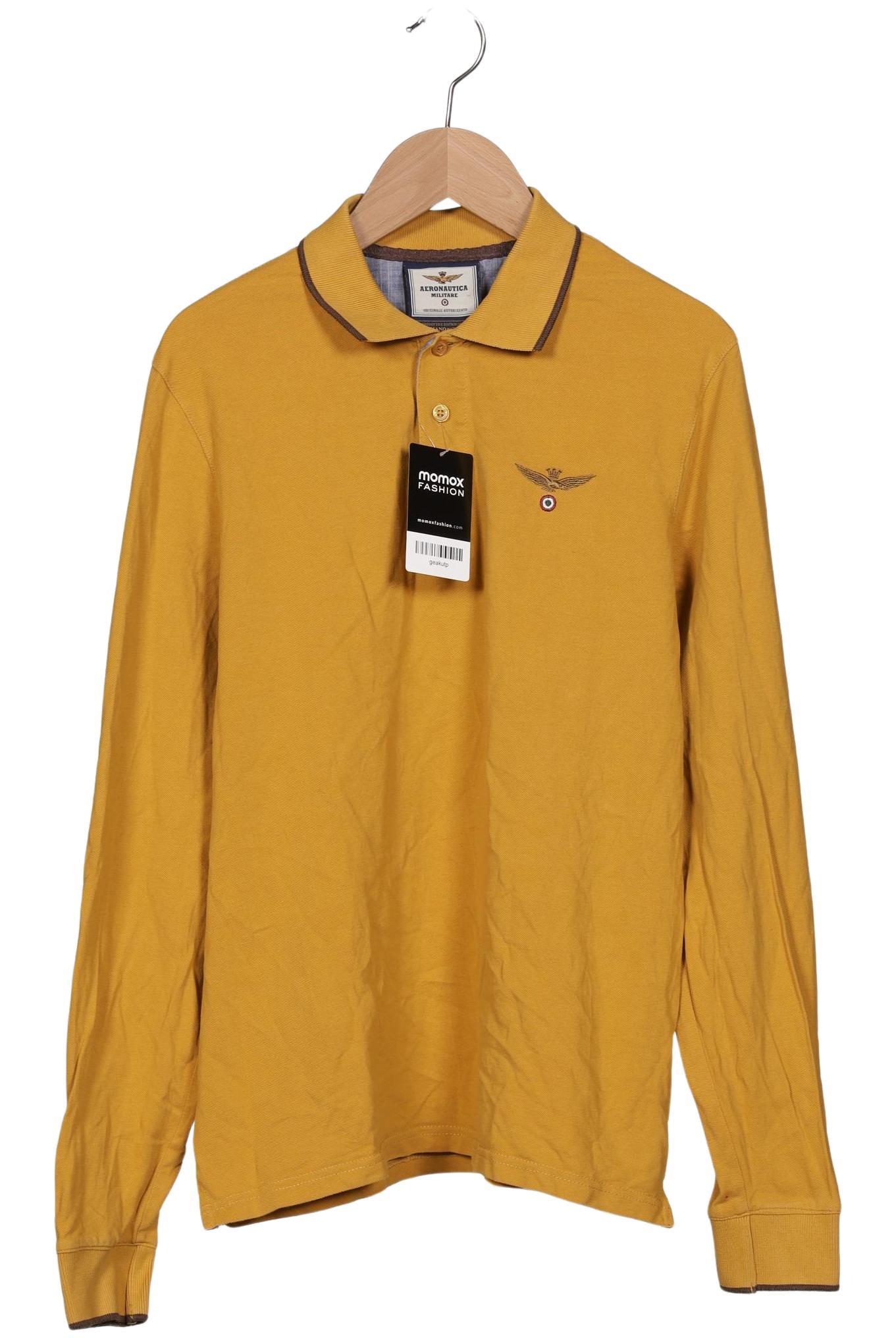 

Aeronautica Militare Herren Poloshirt, gelb, Gr. 46