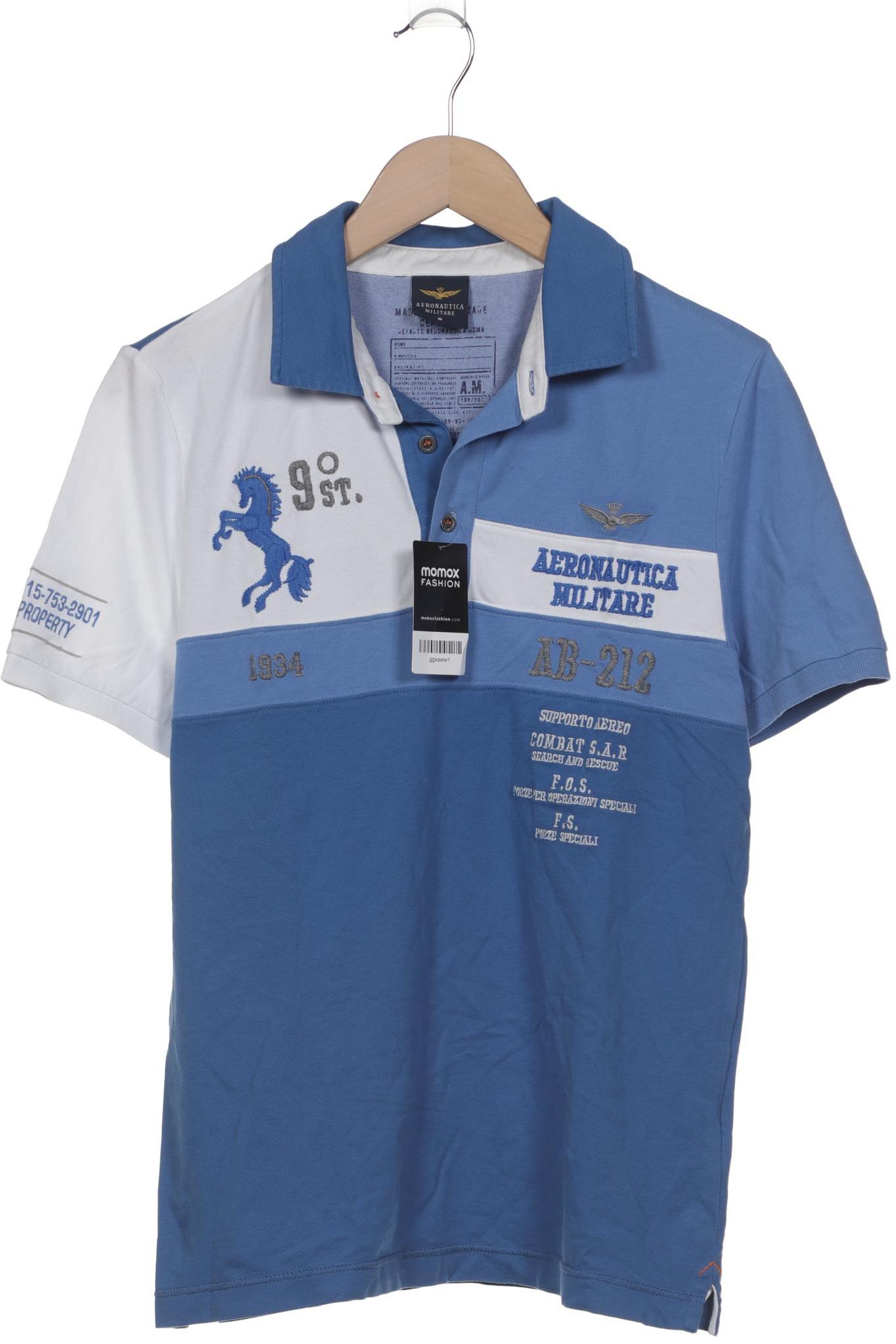 

Aeronautica Militare Herren Poloshirt, blau, Gr. 48