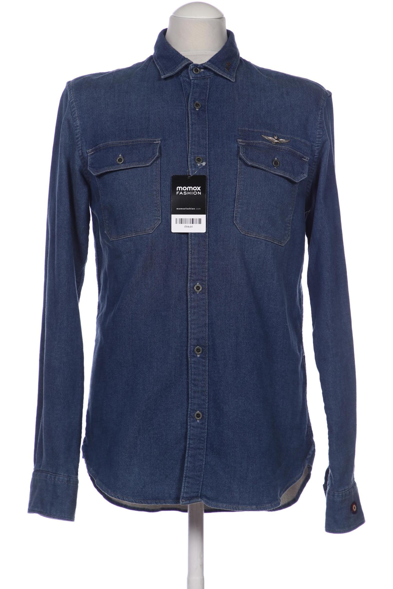 

Aeronautica Militare Herren Hemd, blau