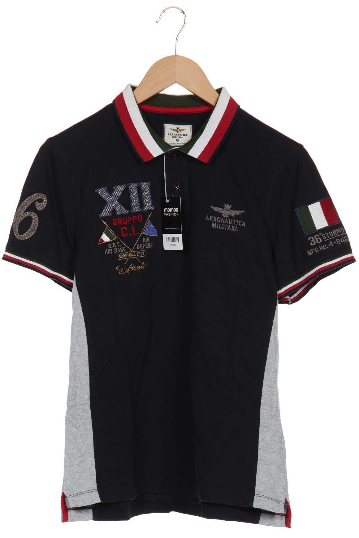 

Aeronautica Militare Herren Poloshirt, marineblau, Gr. 48