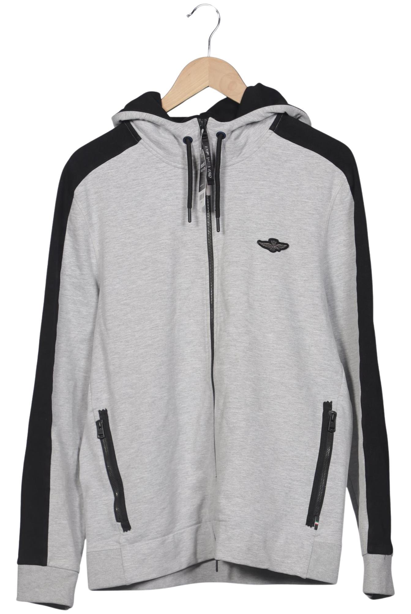 

Aeronautica Militare Herren Kapuzenpullover, grau, Gr. 54