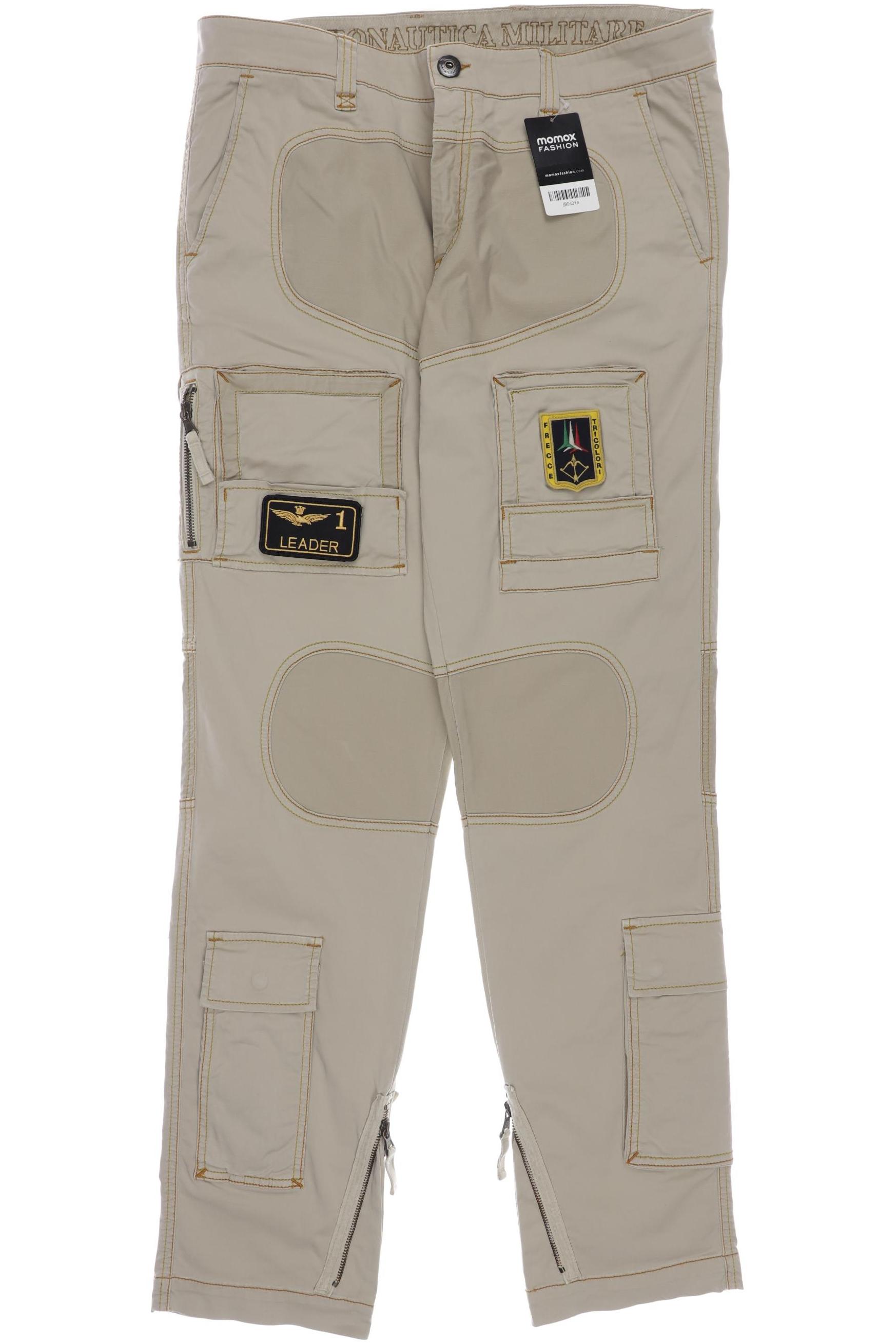 

Aeronautica Militare Herren Stoffhose, beige