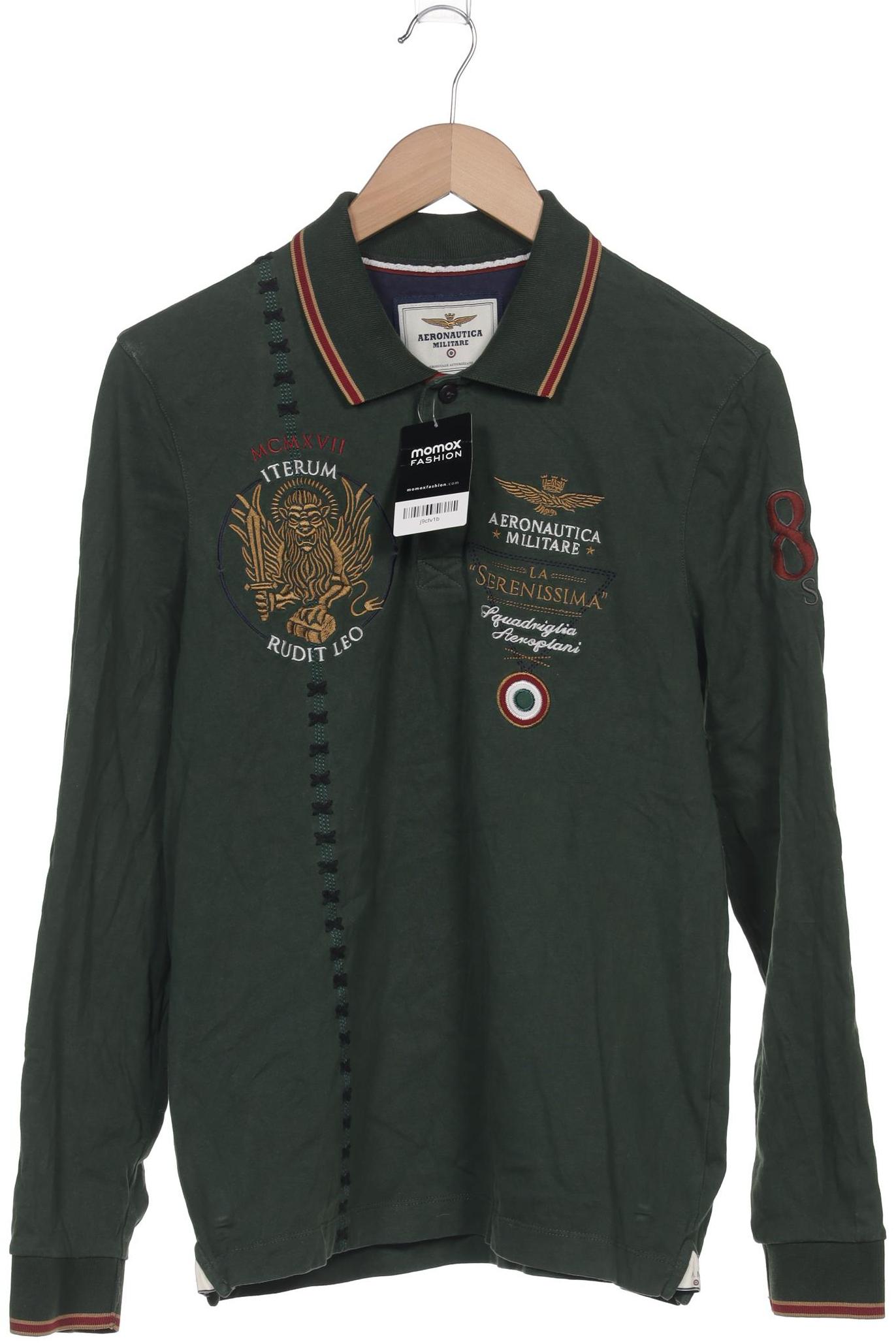 

Aeronautica Militare Herren Poloshirt, grün, Gr. 52