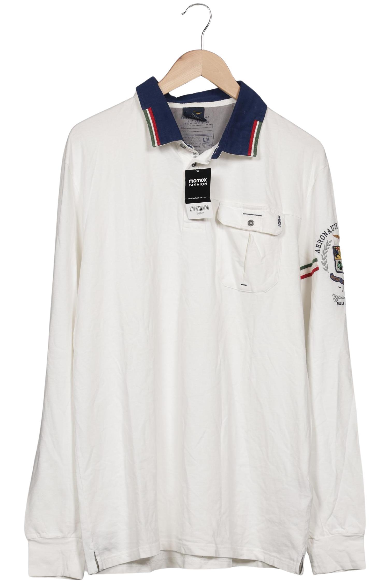 

Aeronautica Militare Herren Poloshirt, weiß, Gr. 56
