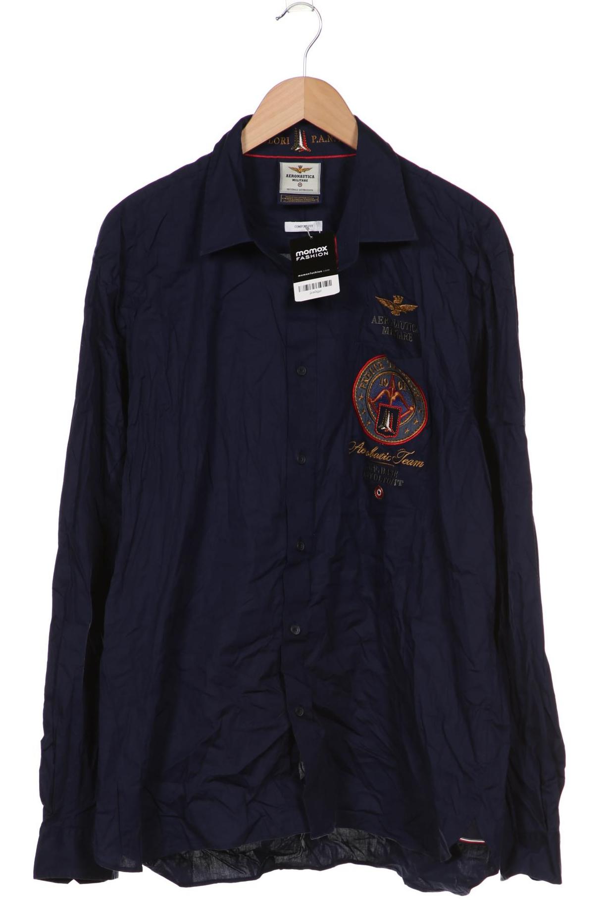 

Aeronautica Militare Herren Hemd, marineblau