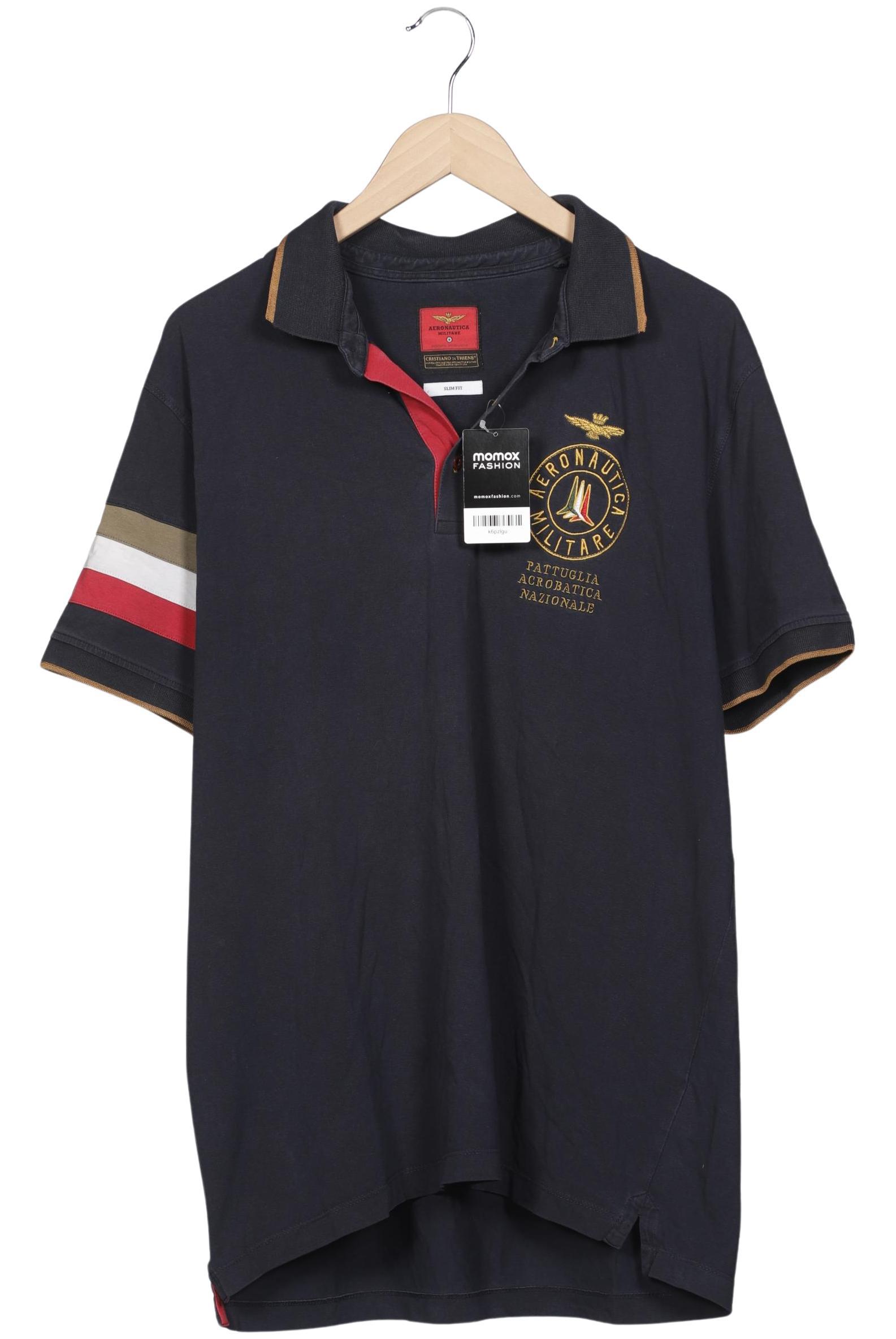 

Aeronautica Militare Herren Poloshirt, marineblau, Gr. 58