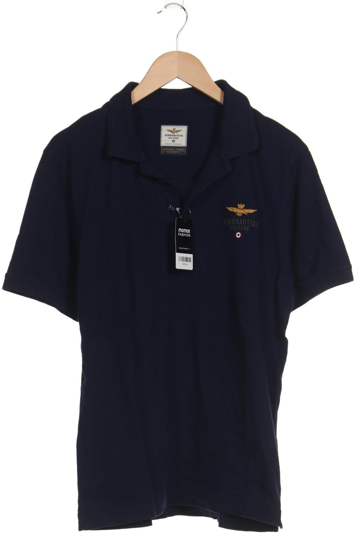 

Aeronautica Militare Herren Poloshirt, marineblau, Gr. 52
