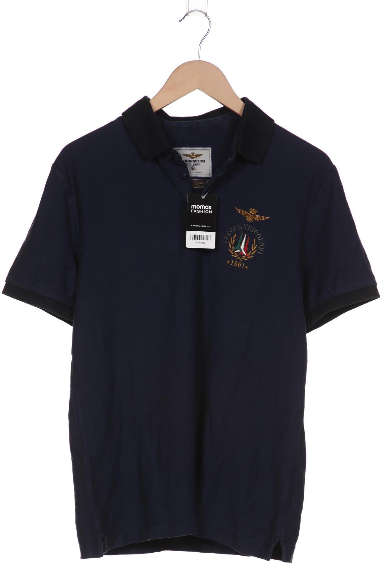 

Aeronautica Militare Herren Poloshirt, marineblau