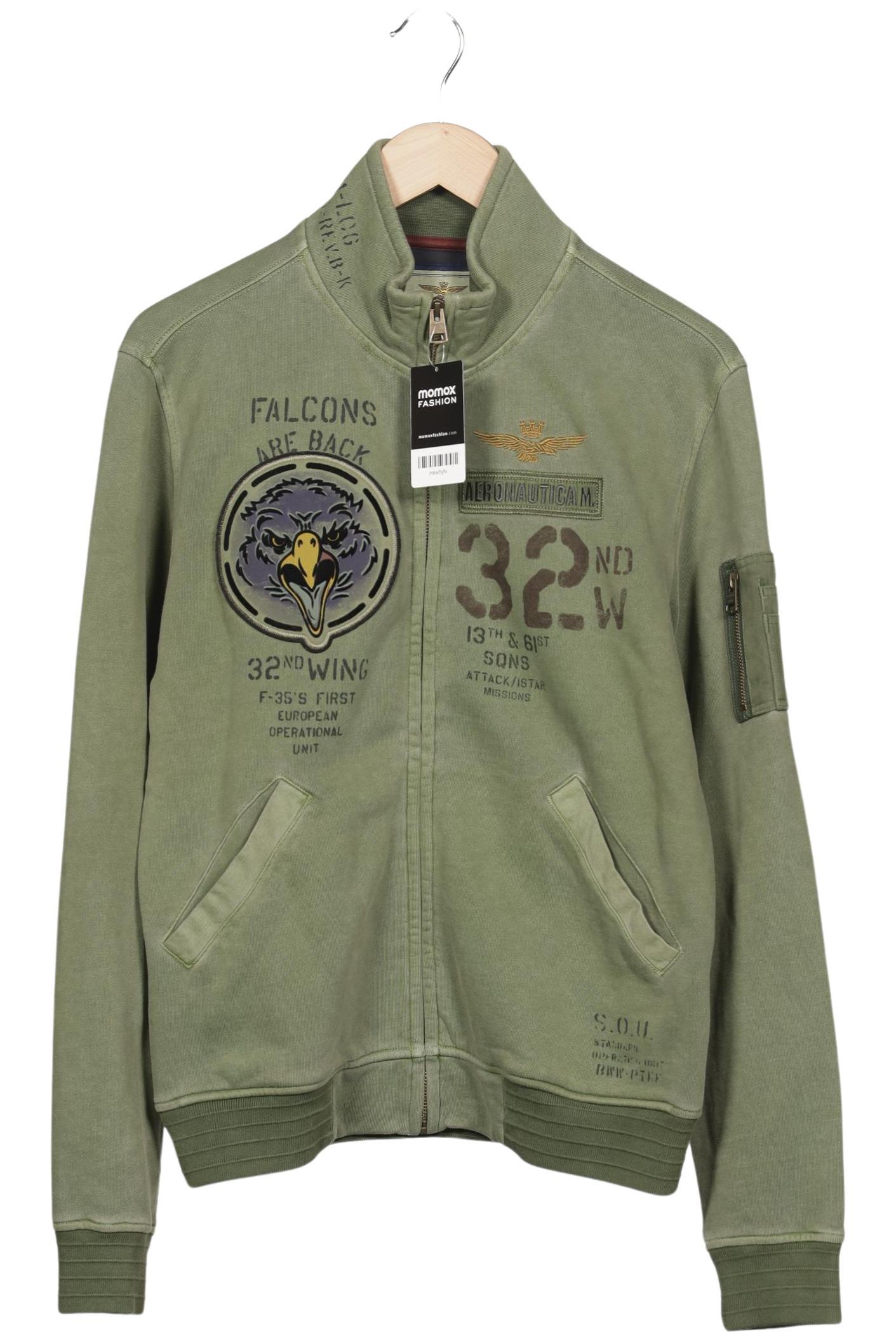 

Aeronautica Militare Herren Sweatshirt, grün, Gr. 48