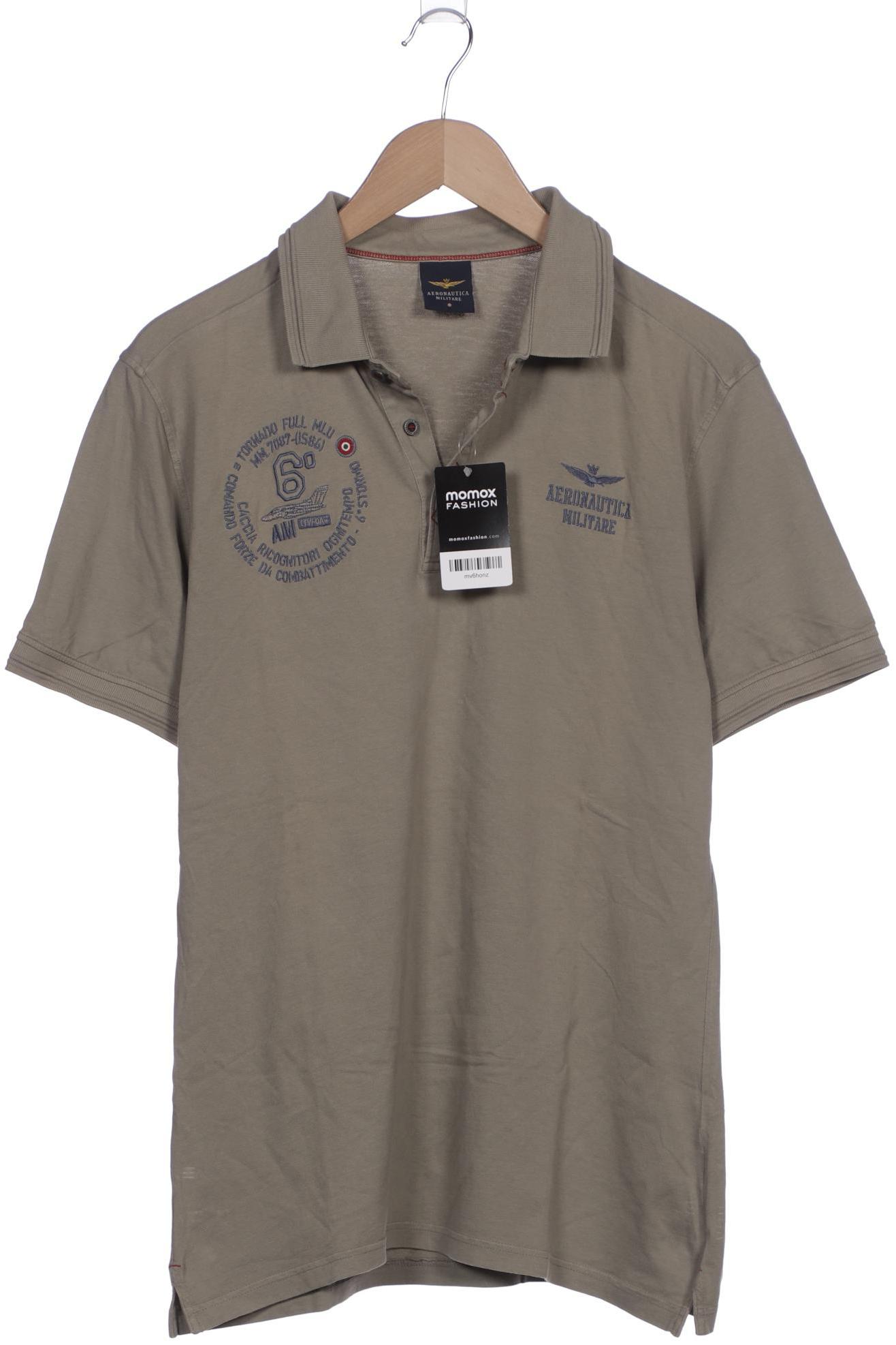 

Aeronautica Militare Herren Poloshirt, grün, Gr. 48
