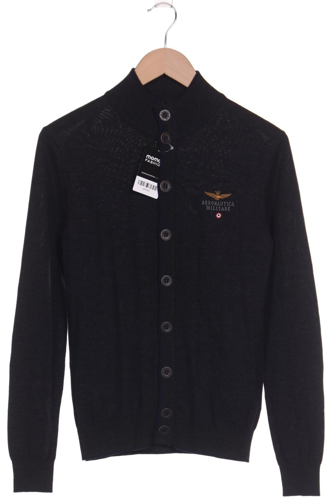 

Aeronautica Militare Herren Strickjacke, grau, Gr. 46