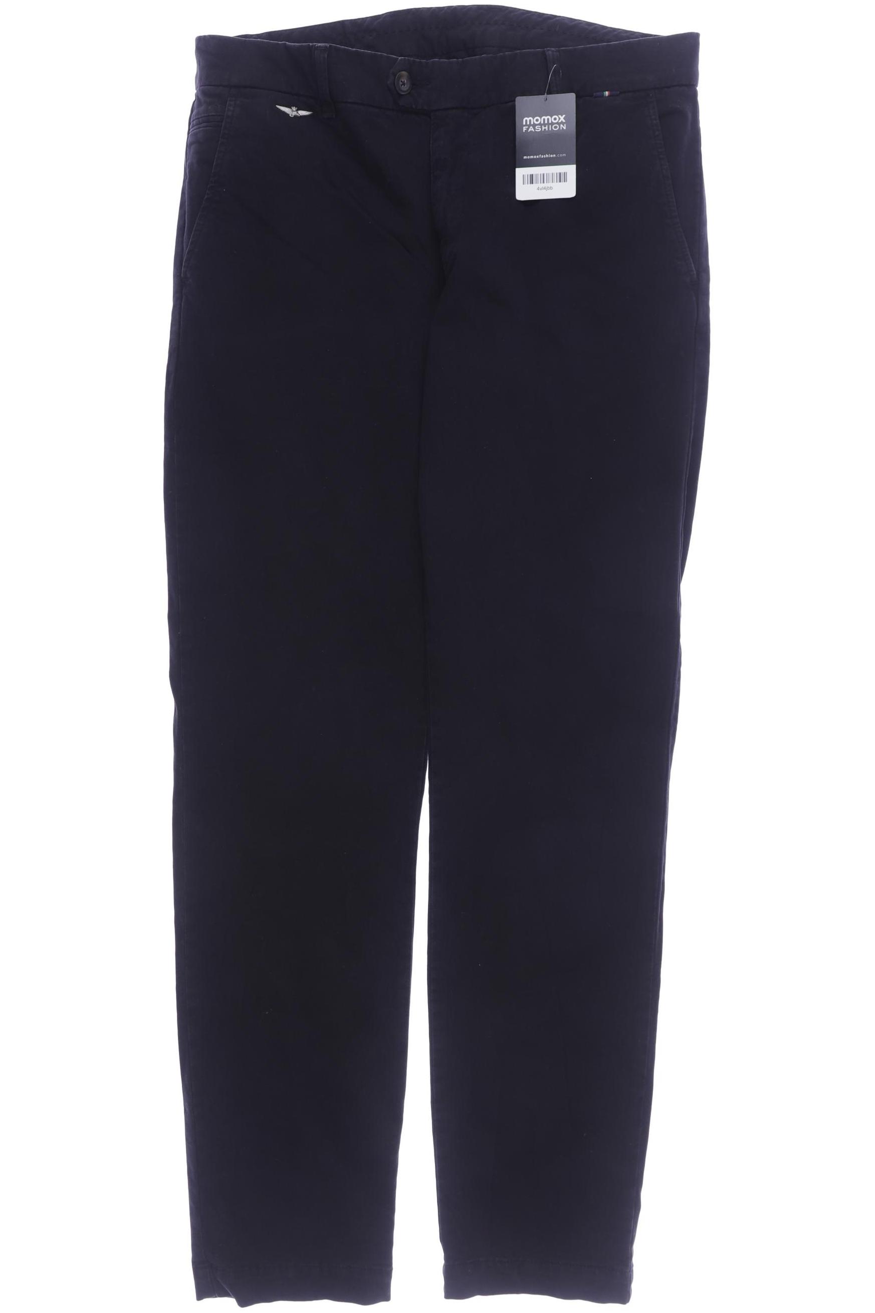 

Aeronautica Militare Herren Stoffhose, schwarz, Gr. 48