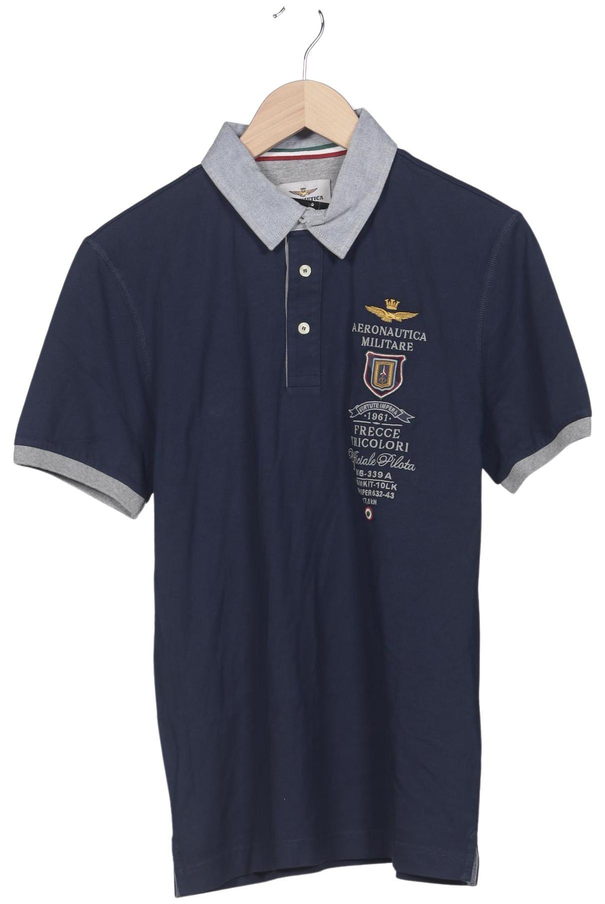 

Aeronautica Militare Herren Poloshirt, marineblau, Gr. 52