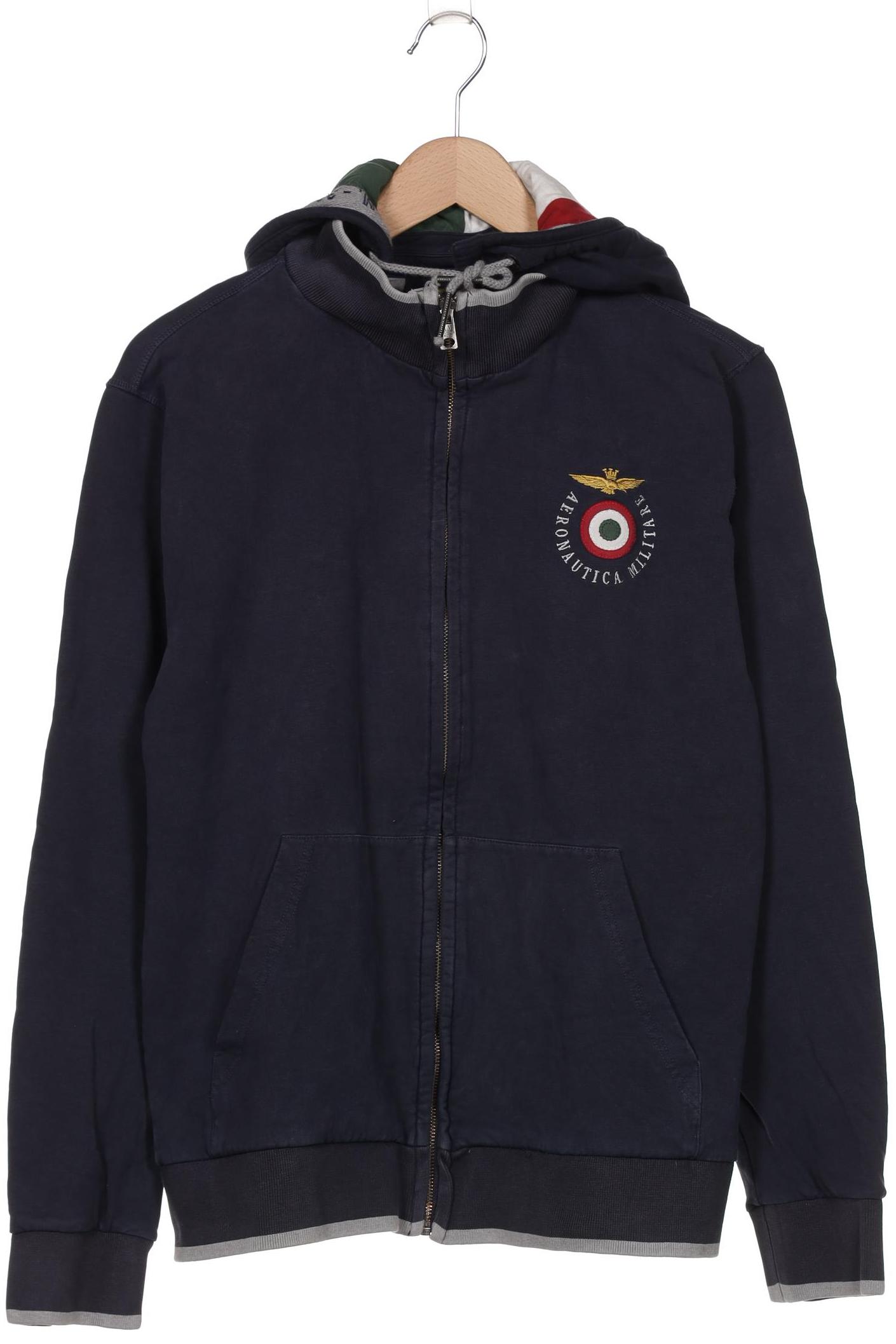 

Aeronautica Militare Herren Kapuzenpullover, marineblau, Gr. 54