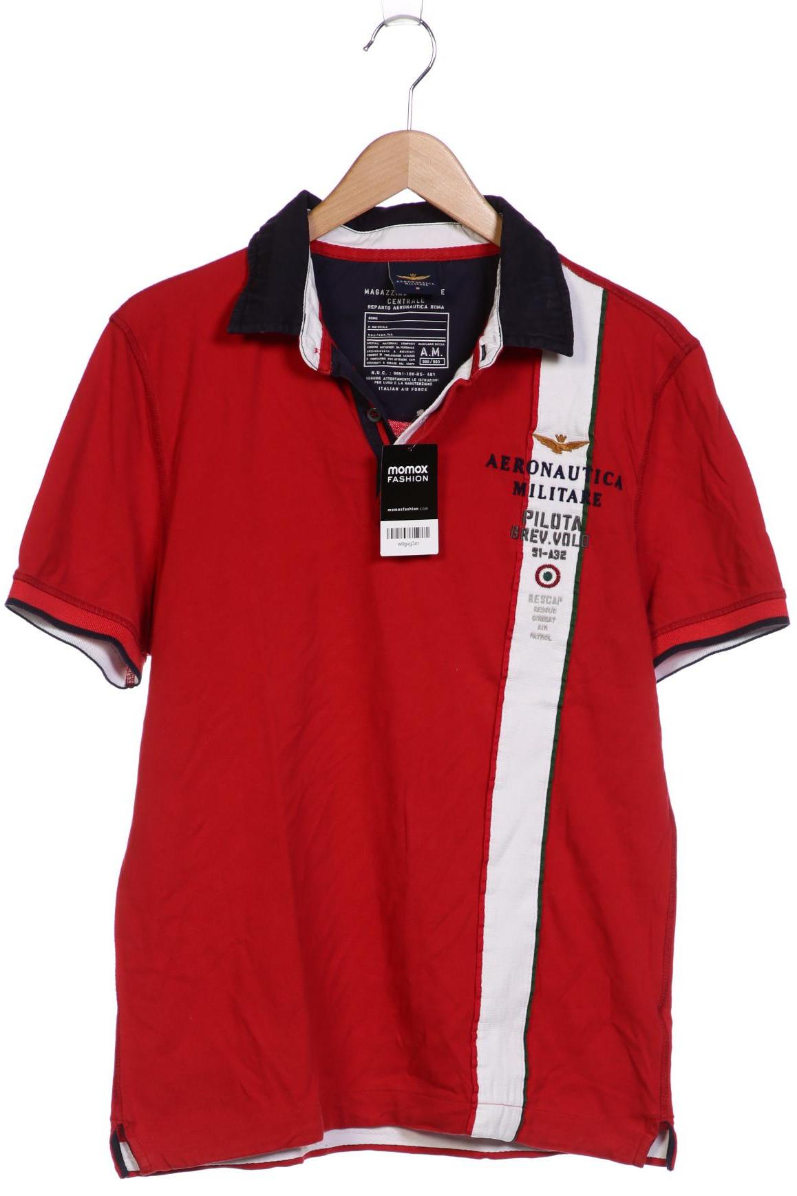 

Aeronautica Militare Herren Poloshirt, rot, Gr. 52
