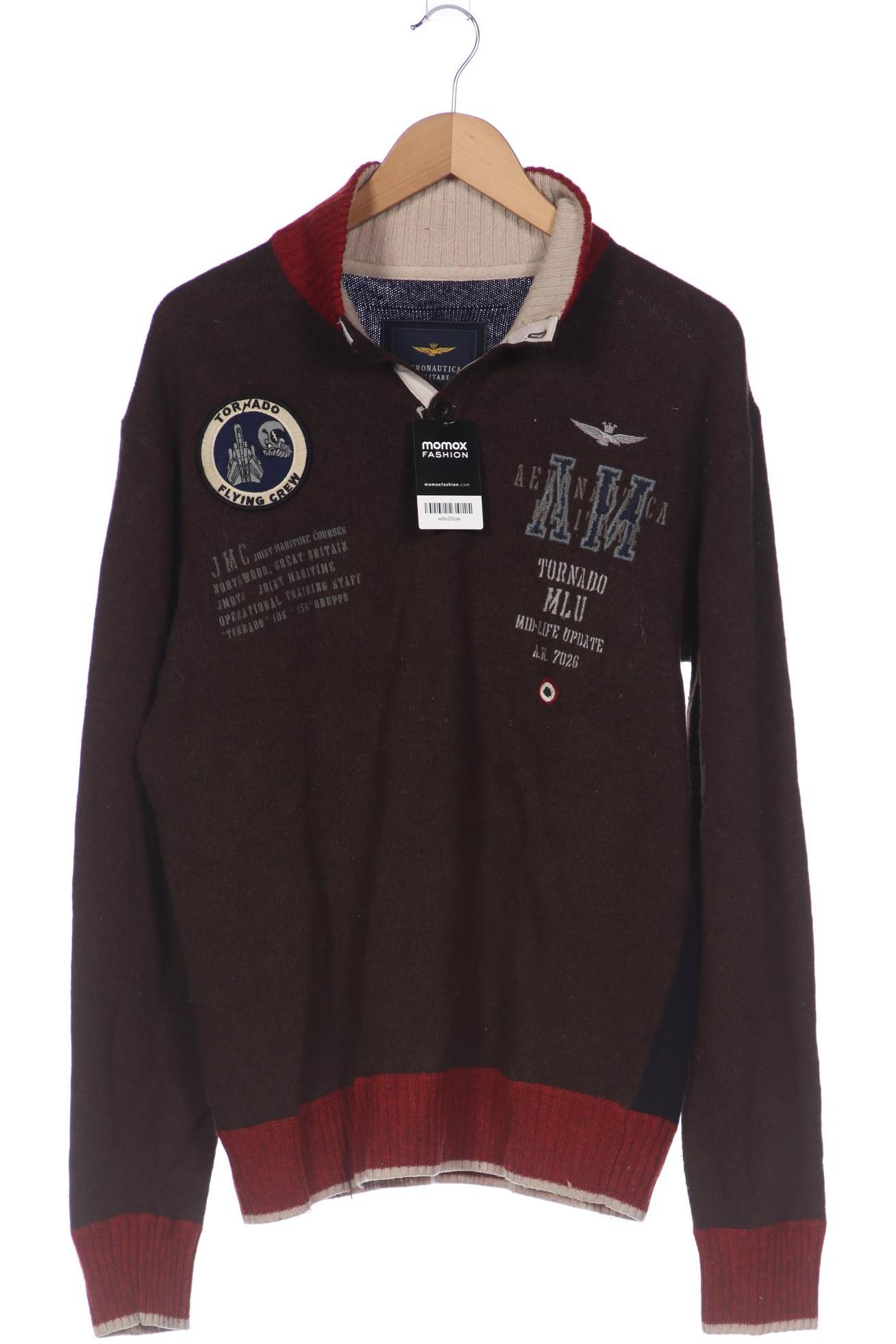 

Aeronautica Militare Herren Pullover, braun, Gr. 56