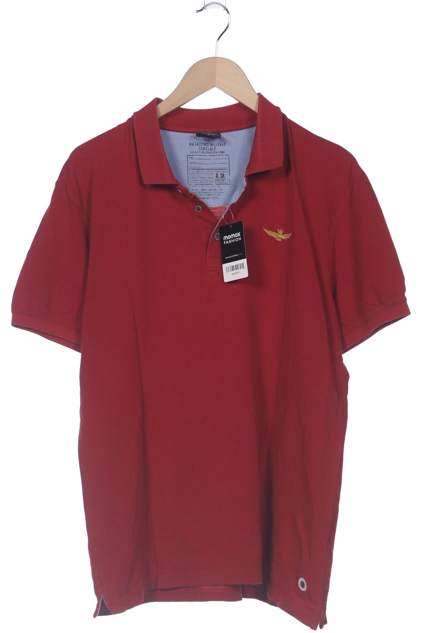 

Aeronautica Militare Herren Poloshirt, rot, Gr. 56