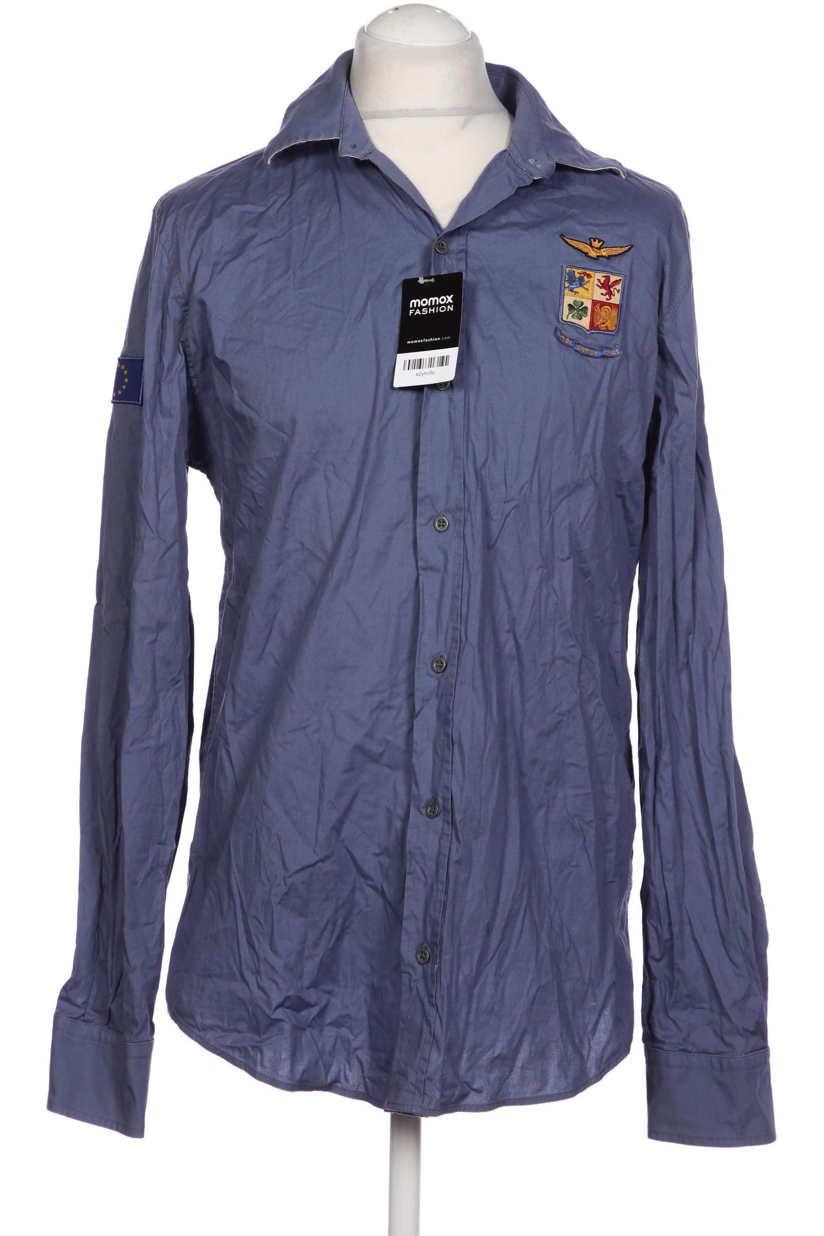 

Aeronautica Militare Herren Hemd, blau, Gr. 52