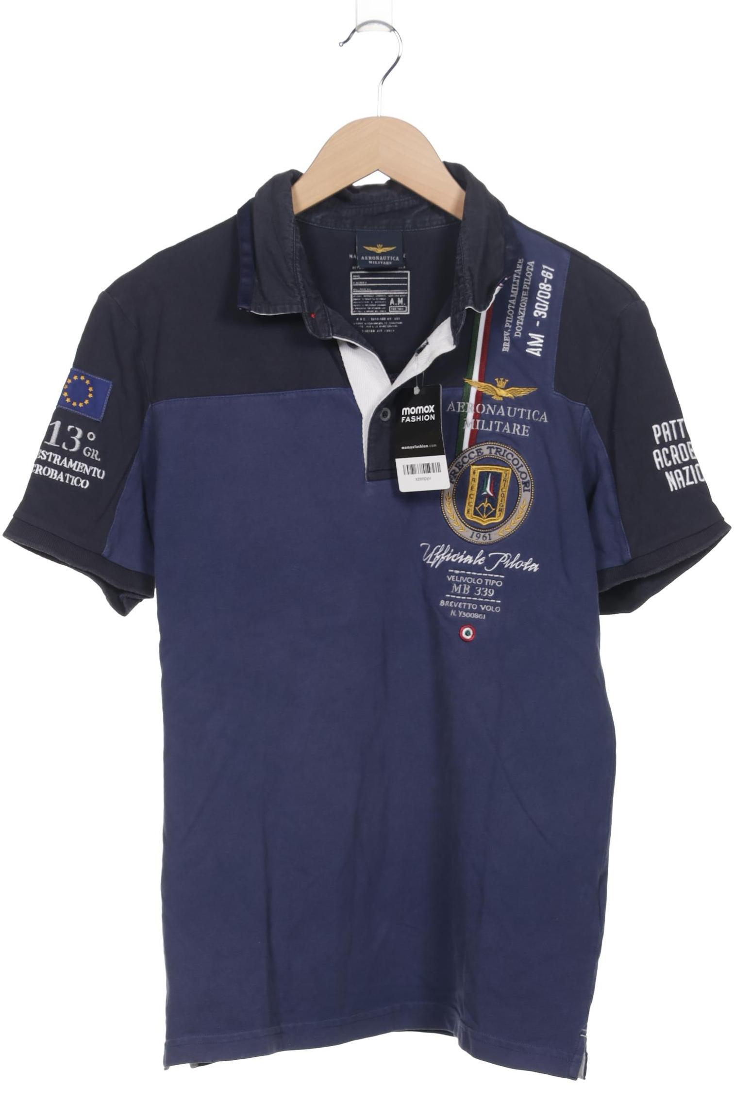 

Aeronautica Militare Herren Poloshirt, blau, Gr. 52
