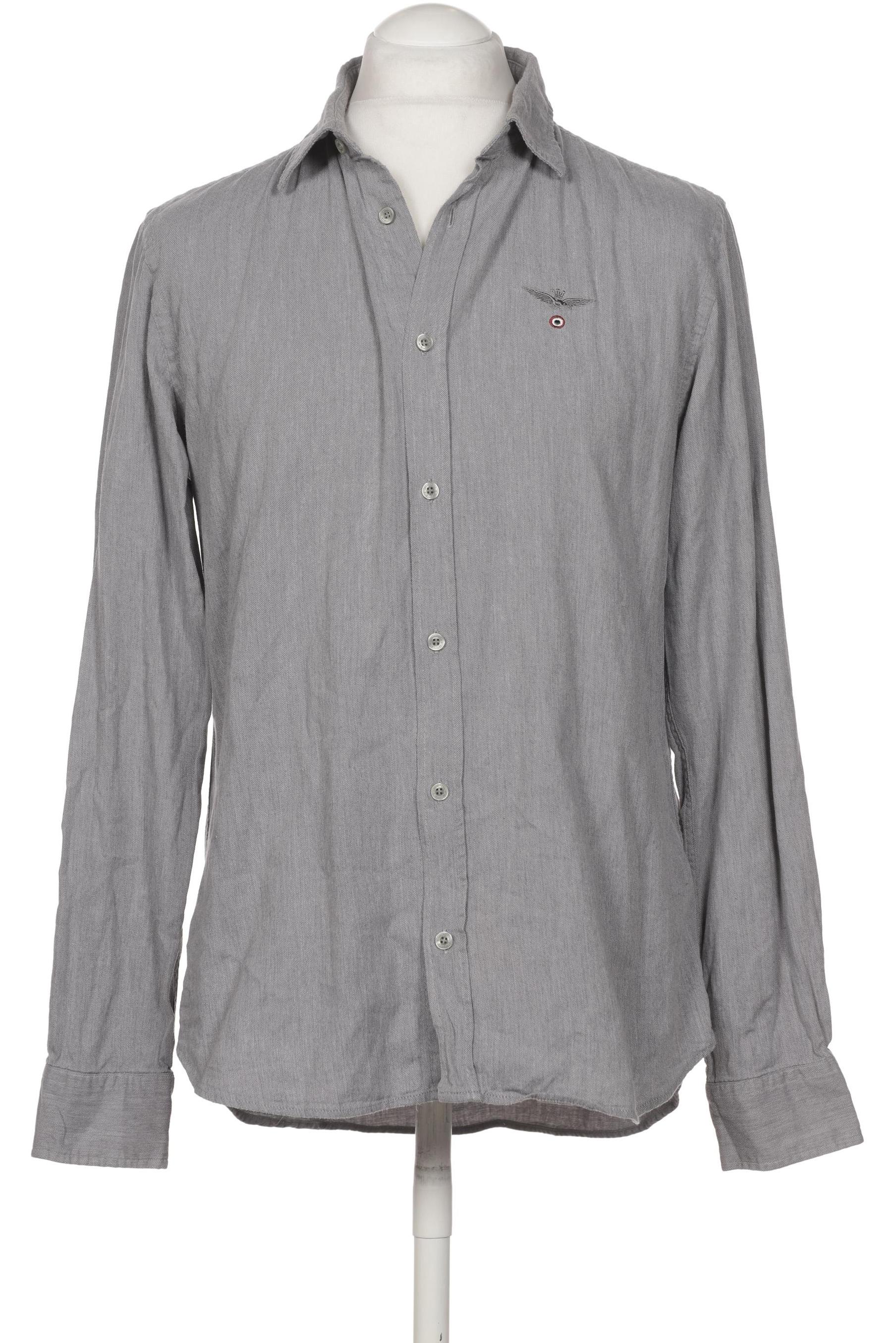 

Aeronautica Militare Herren Hemd, grau, Gr. 52