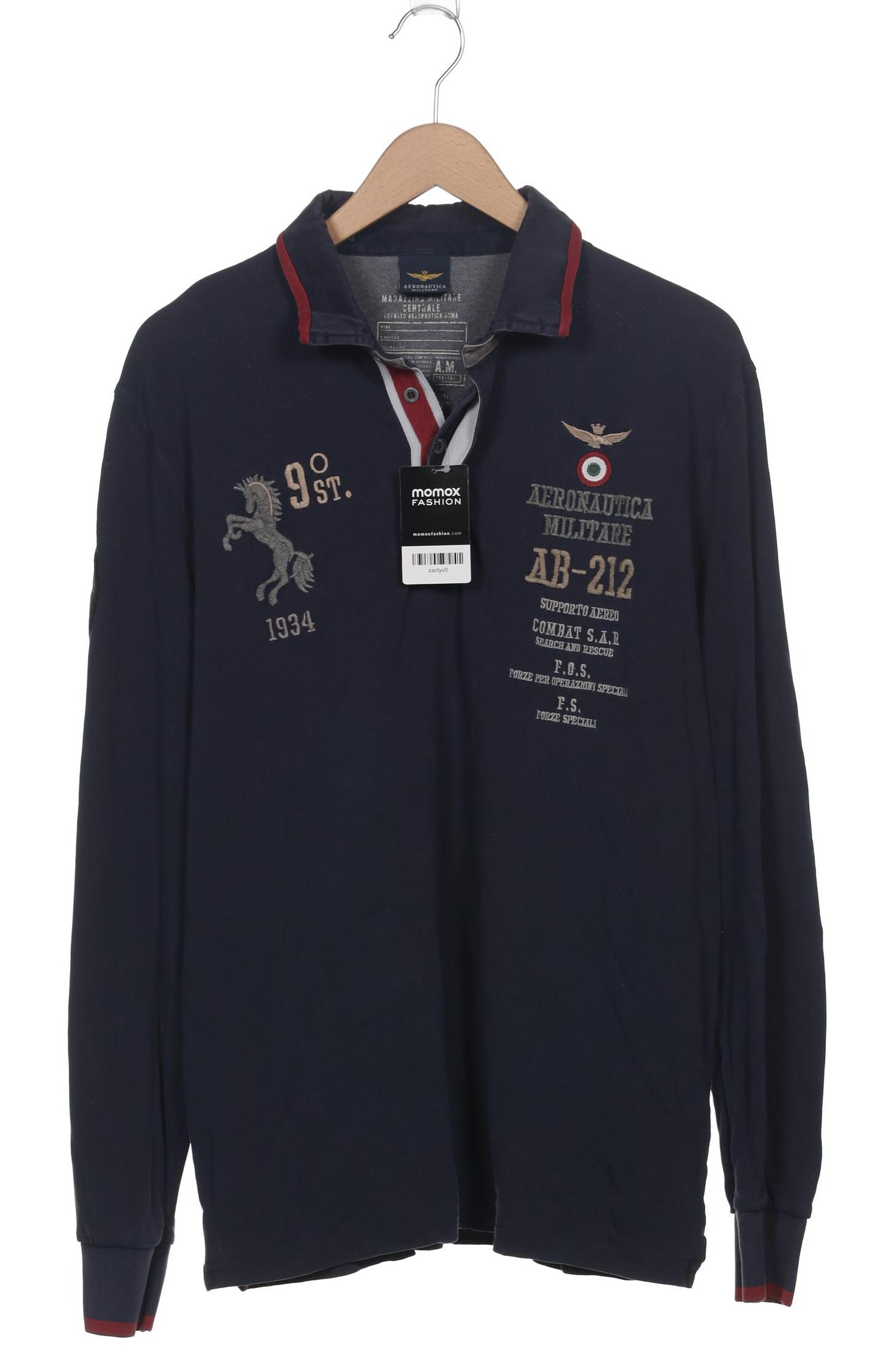 

Aeronautica Militare Herren Poloshirt, marineblau, Gr. 54