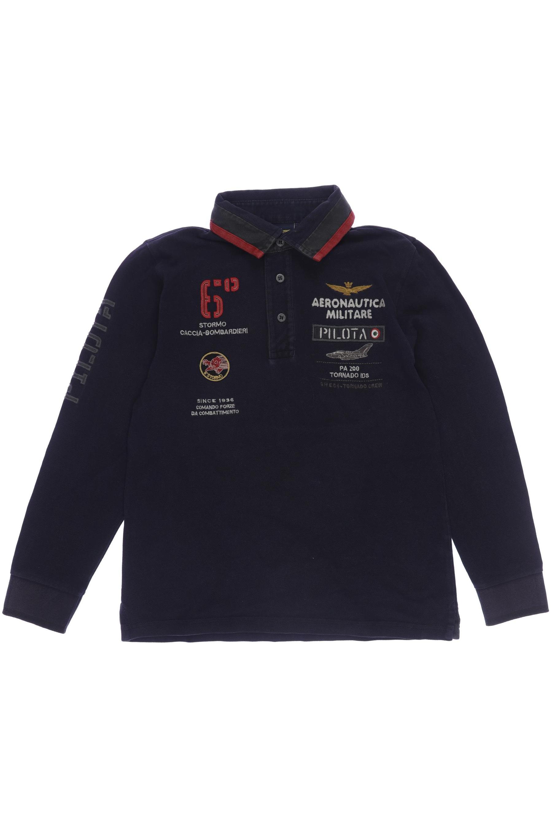 

Aeronautica Militare Jungen Poloshirt, marineblau