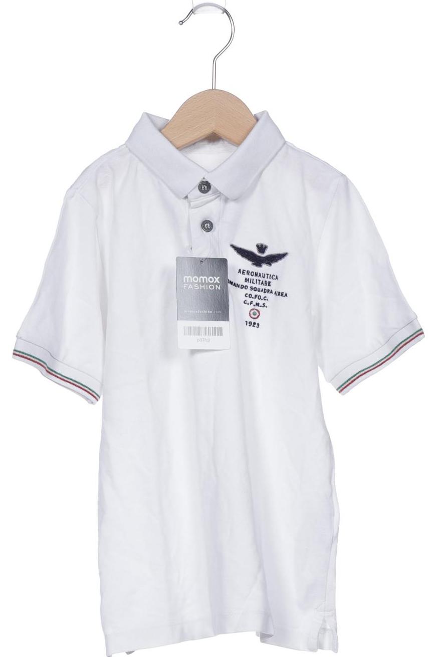 

Aeronautica Militare Herren Poloshirt, weiß, Gr. 104