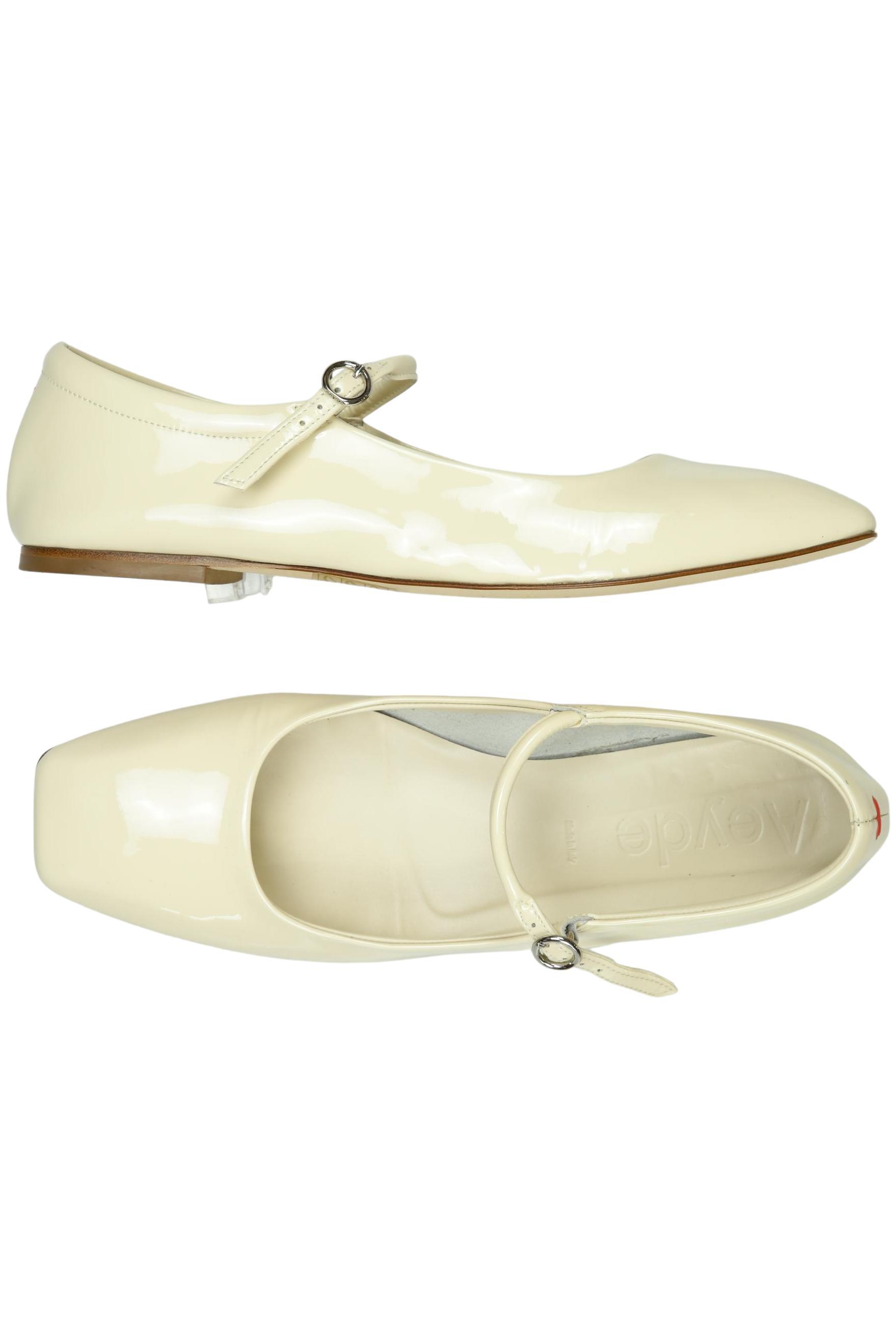 

aeyde Damen Ballerinas, cremeweiß, Gr. 7.5