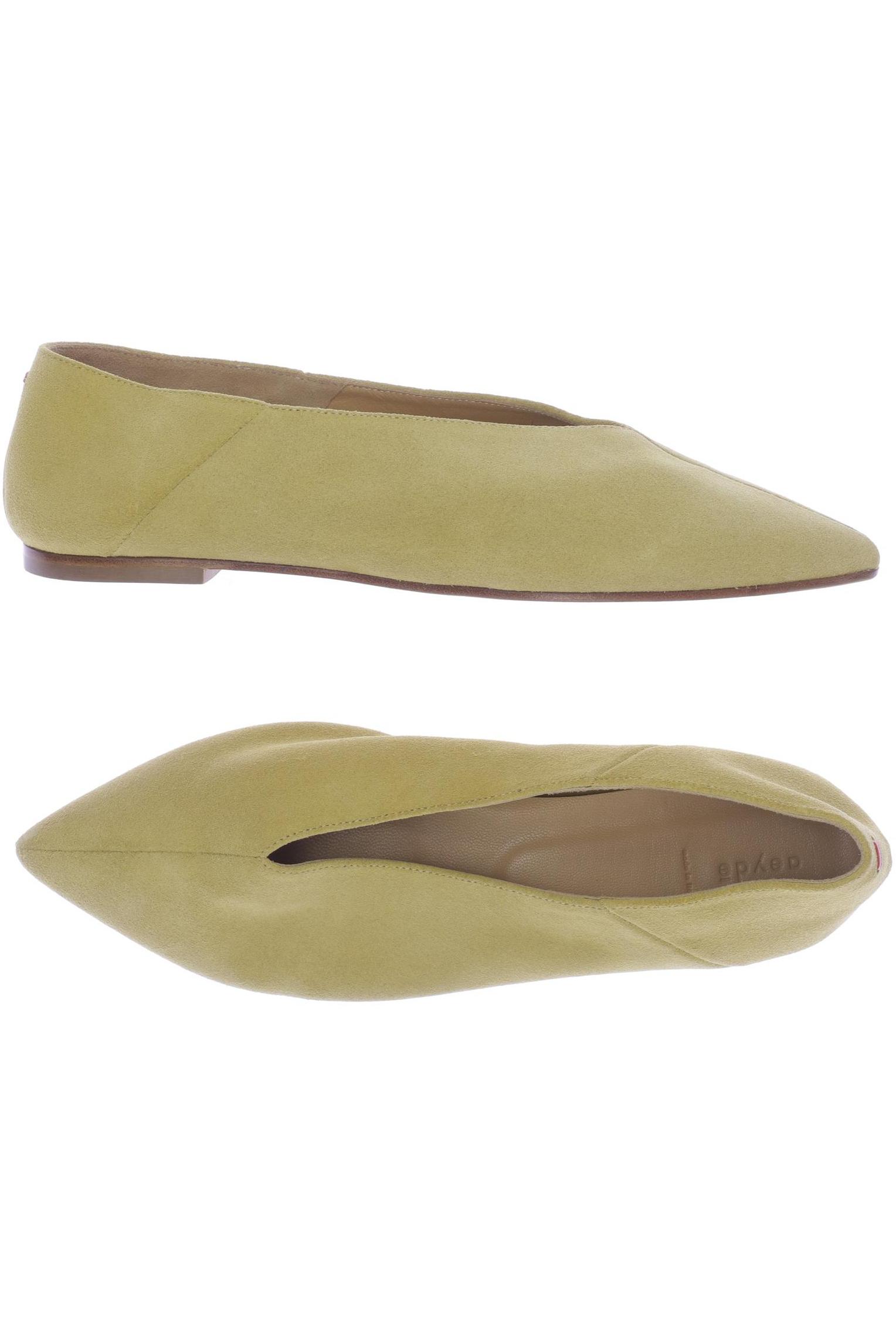 

aeyde Damen Ballerinas, gelb, Gr. 37.5