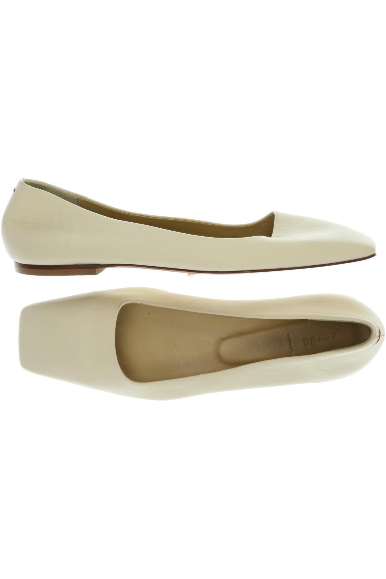 

aeyde Damen Ballerinas, cremeweiß, Gr. 38