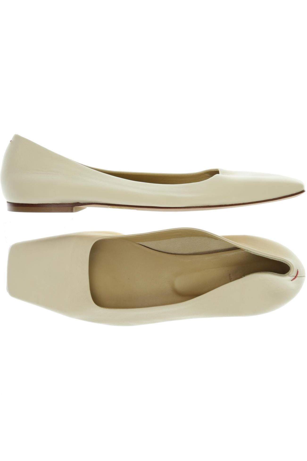 

aeyde Damen Ballerinas, cremeweiß, Gr. 38.5