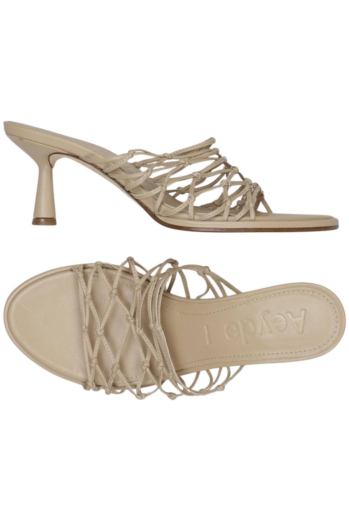 

aeyde Damen Sandale, beige, Gr. 37