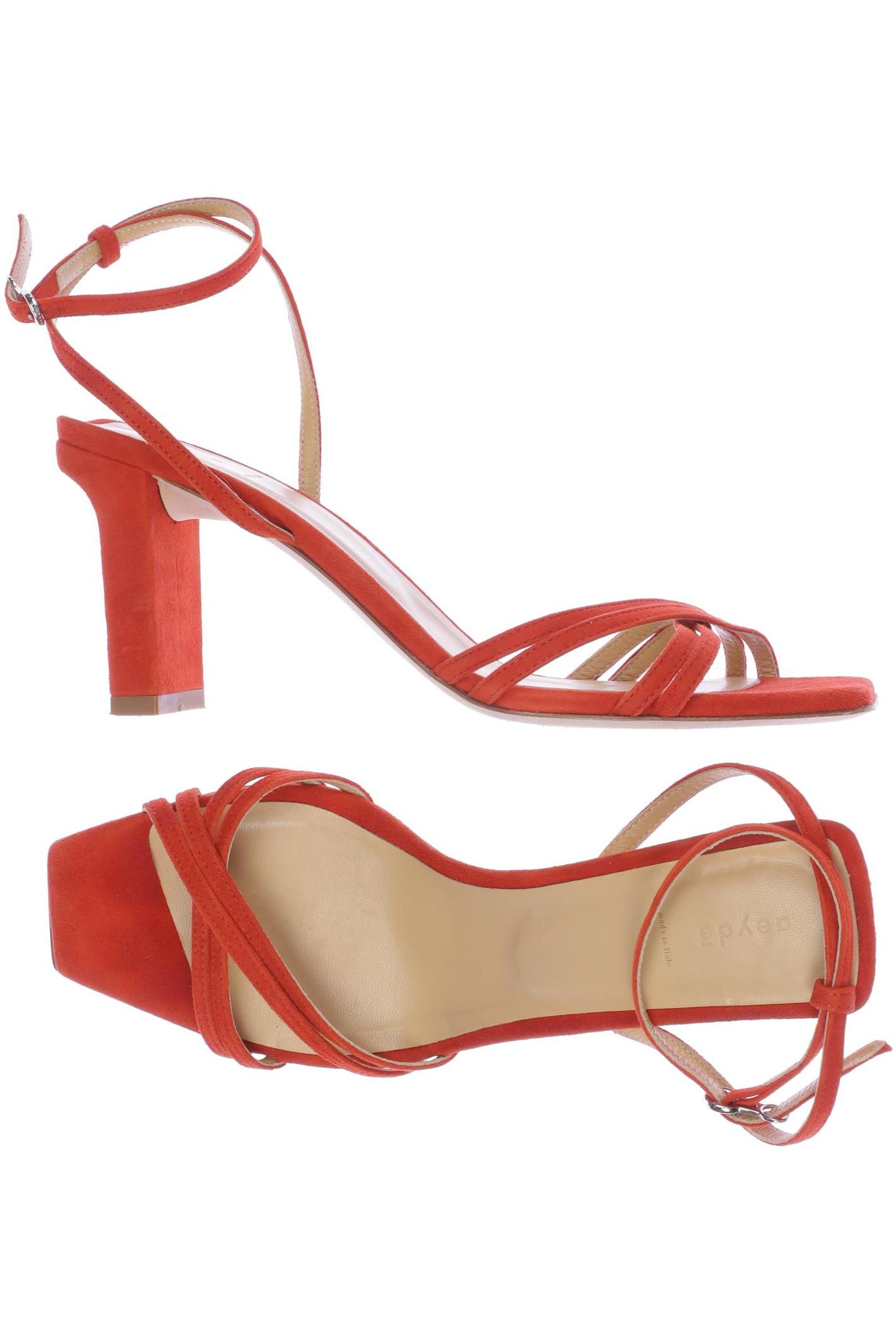 

aeyde Damen Sandale, orange, Gr. 39